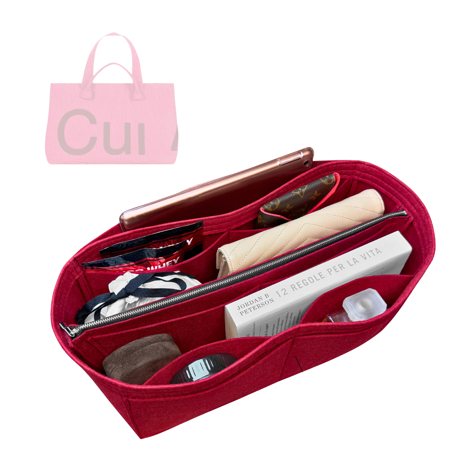 Divitize Purse Insert compatible with Curves Tote