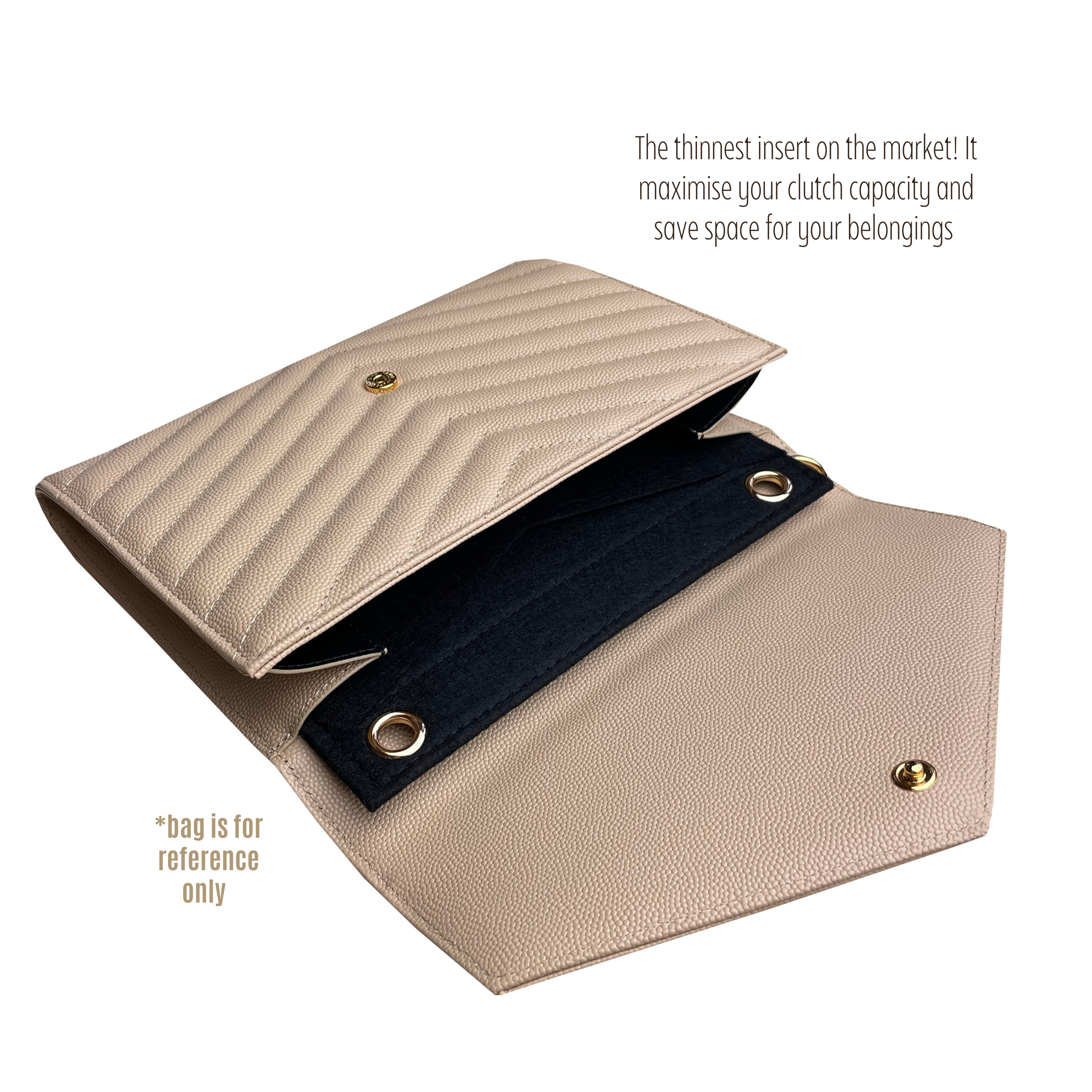 Cassandre Clutch Conversion Kit with Round Clips & Chain