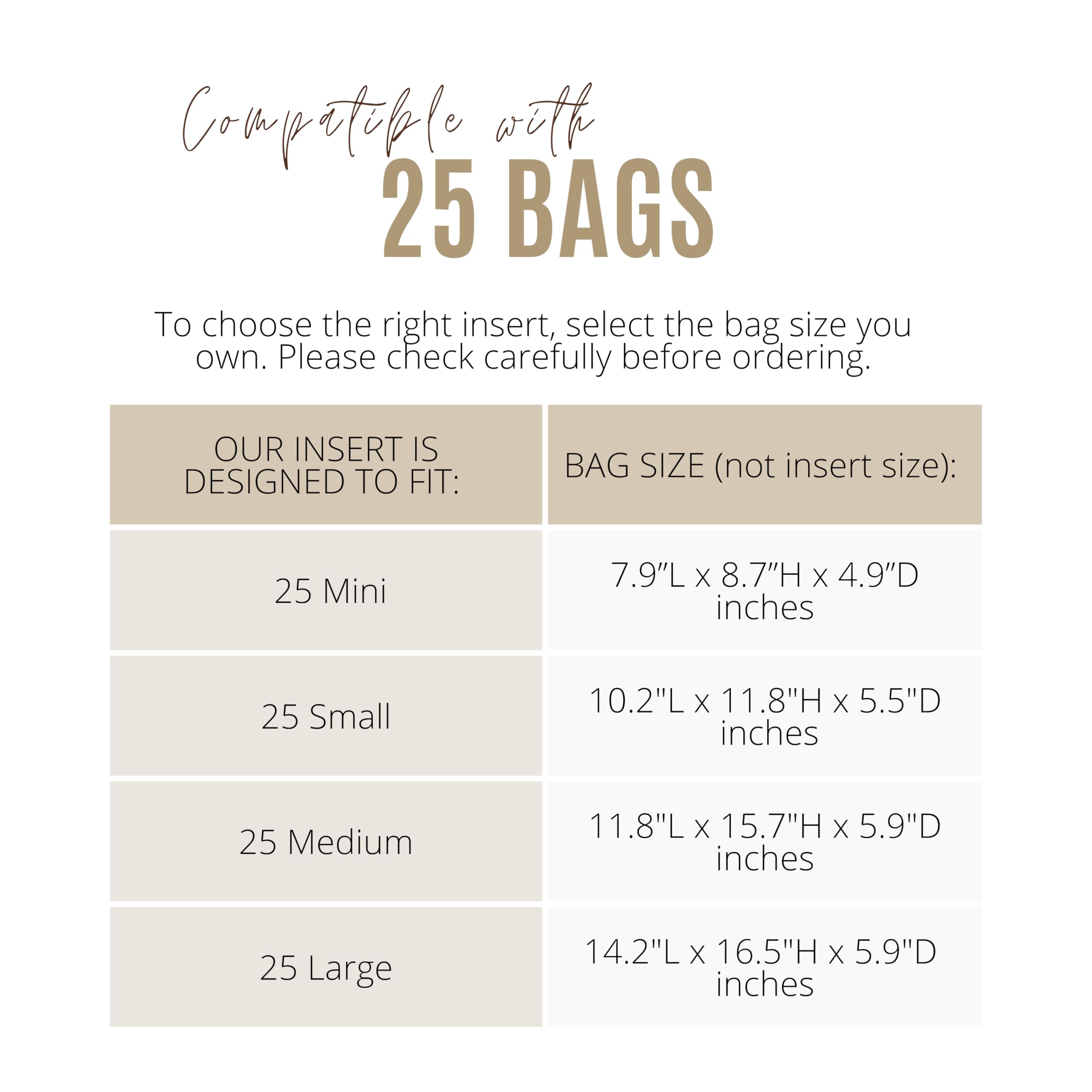 Divitize Luxe Silk Purse Organizer compatible with CC 25 Bags