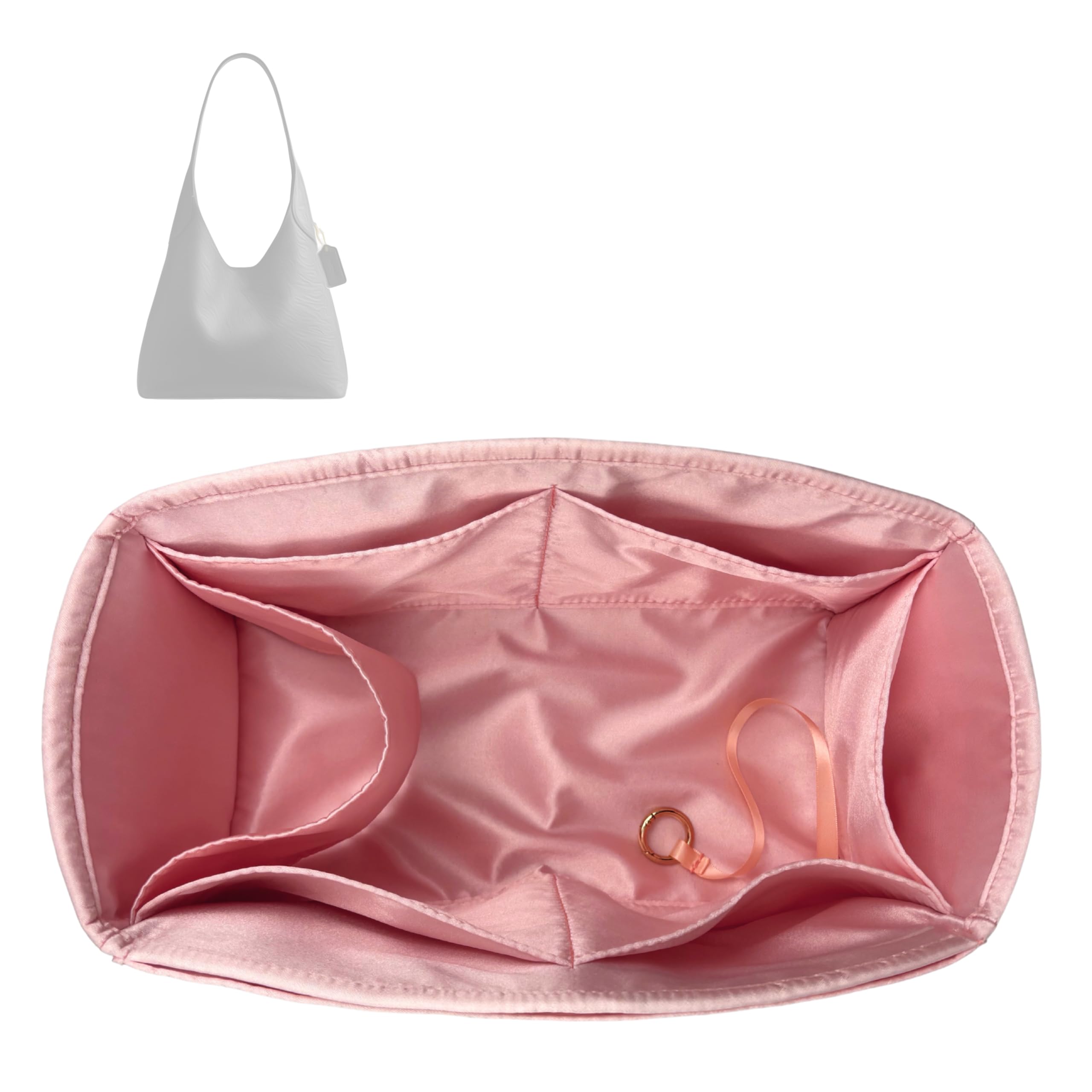 Divitize Luxe Silk Purse Organizer compatible with Brooklyn Bags