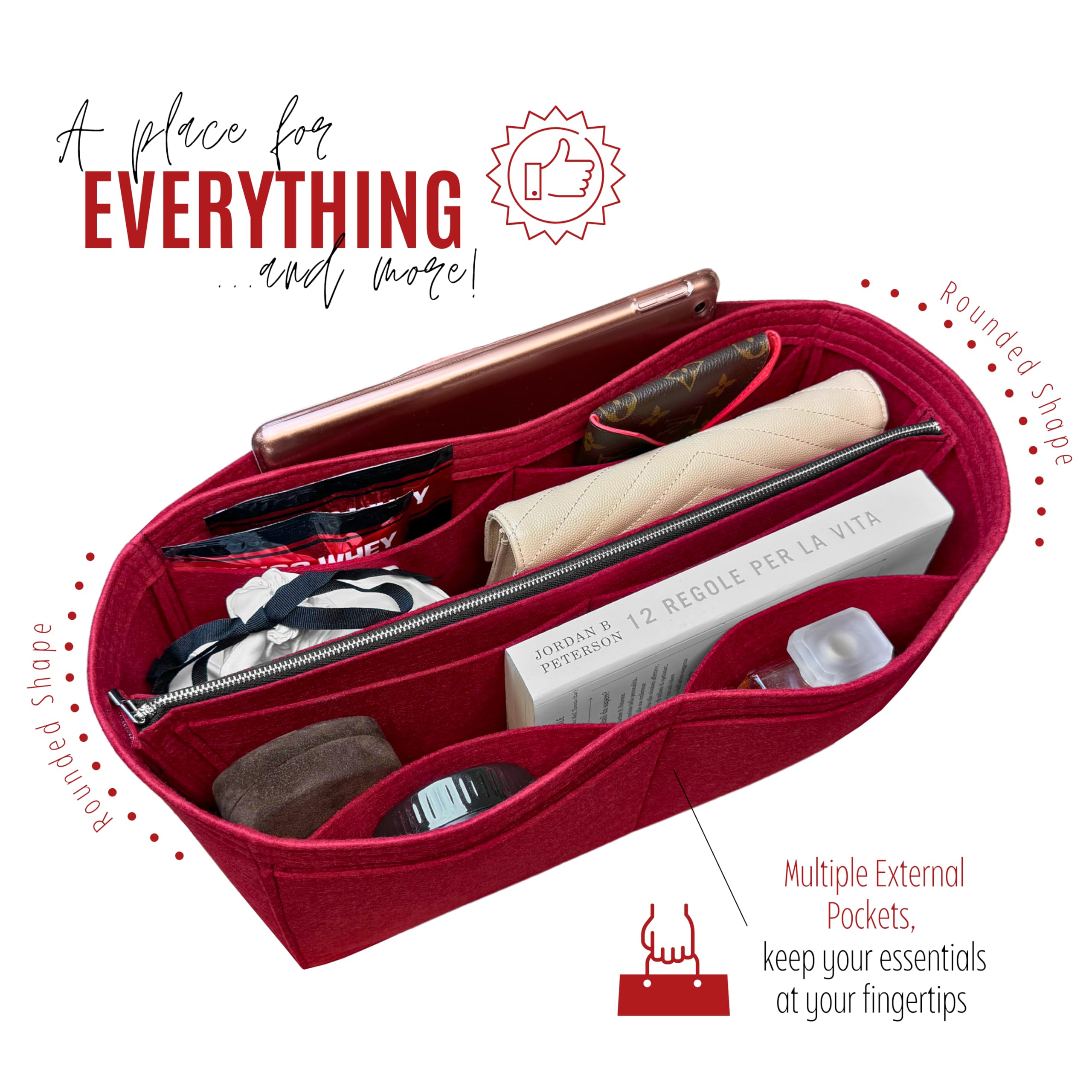 Divitize Premium Purse Organizer compatible with Compass Bags