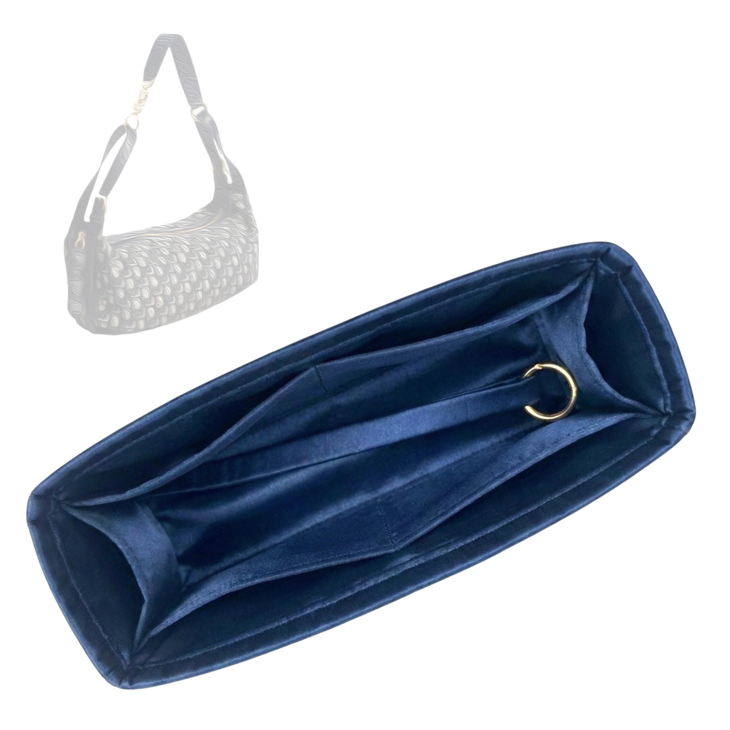 Divitize Luxe Silk Purse Organizer compatible with D-Journey Bags