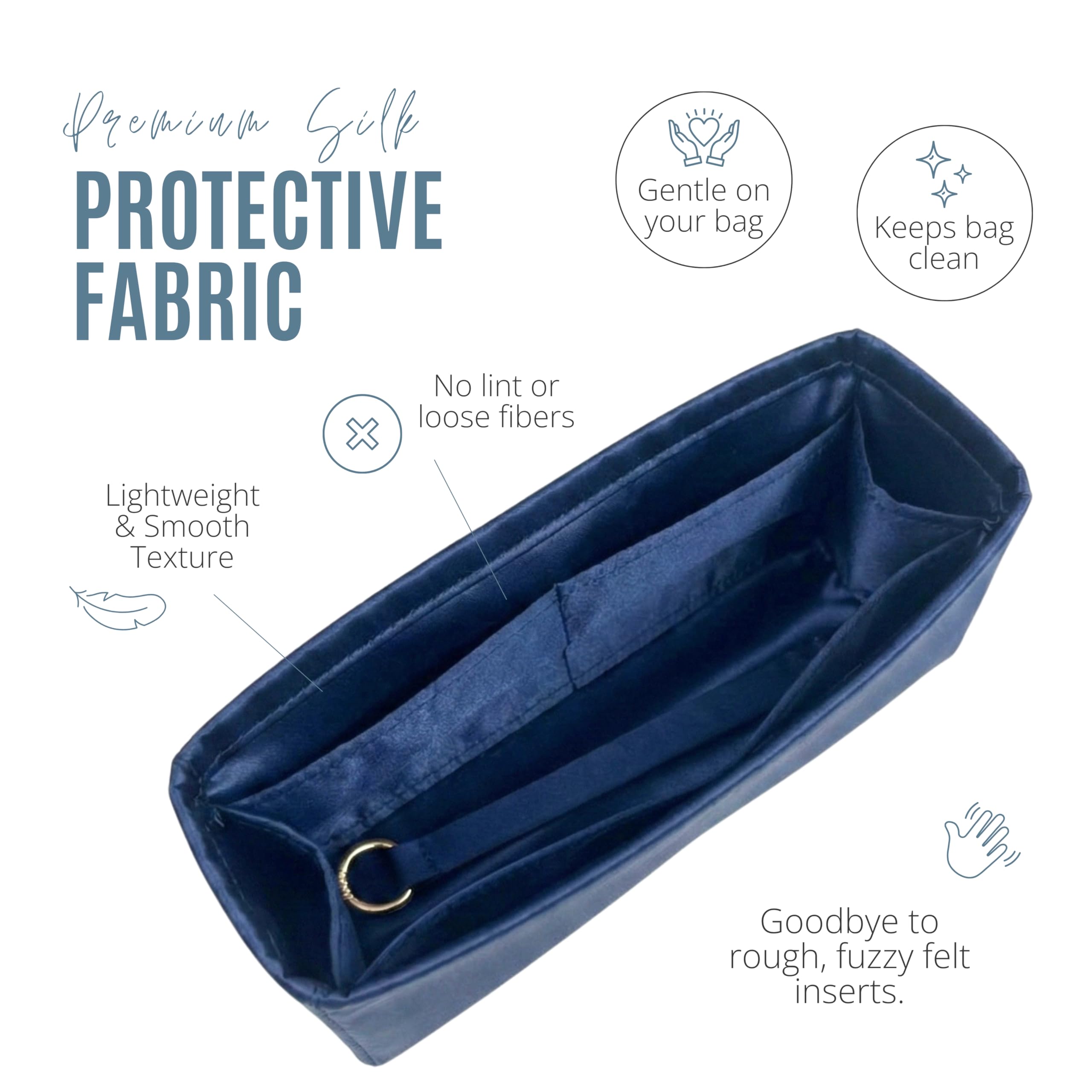 Divitize Luxe Silk Purse Organizer compatible with D-Journey Bags