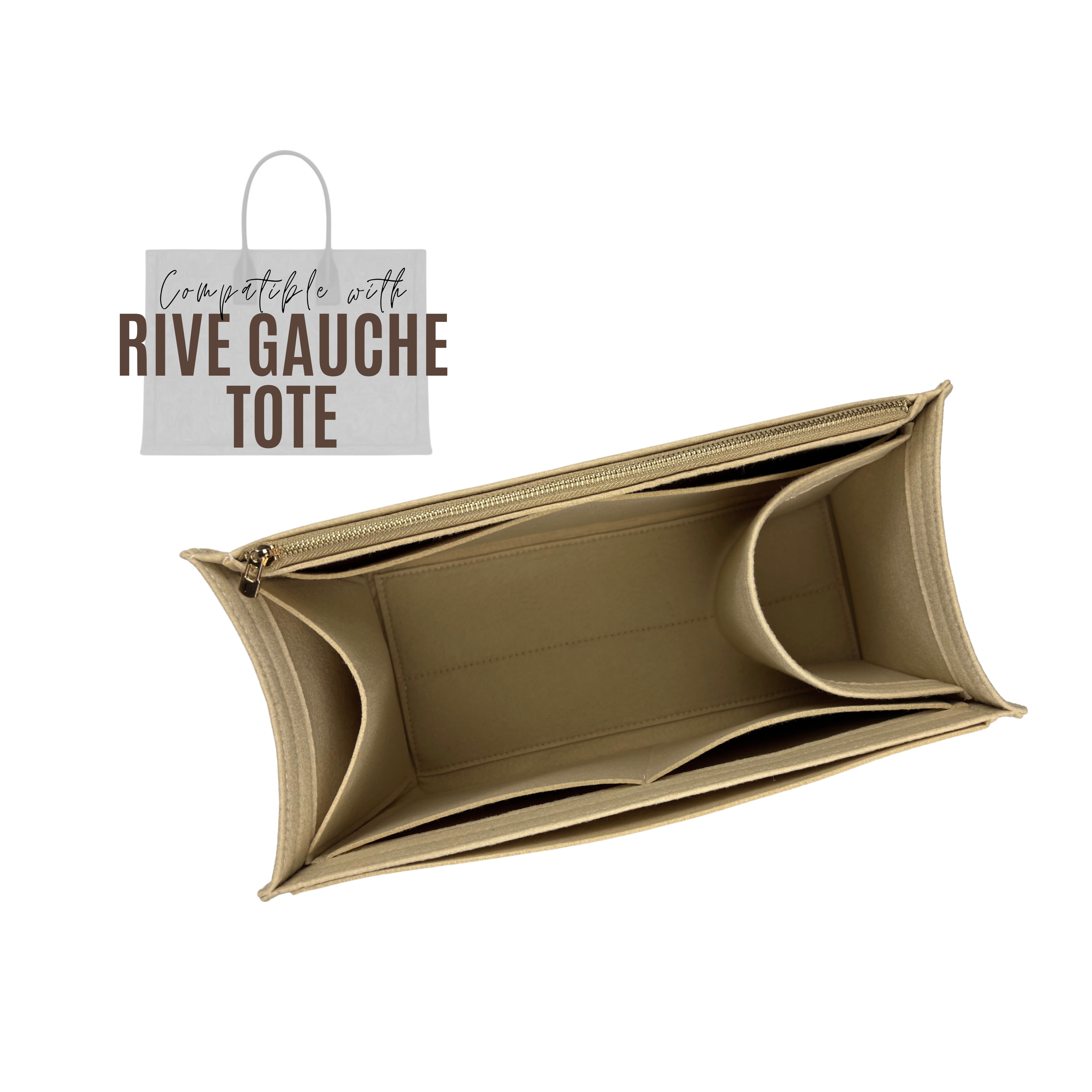 Divitize Premium Organizer compatible with Rive Gauche Shopping Bag