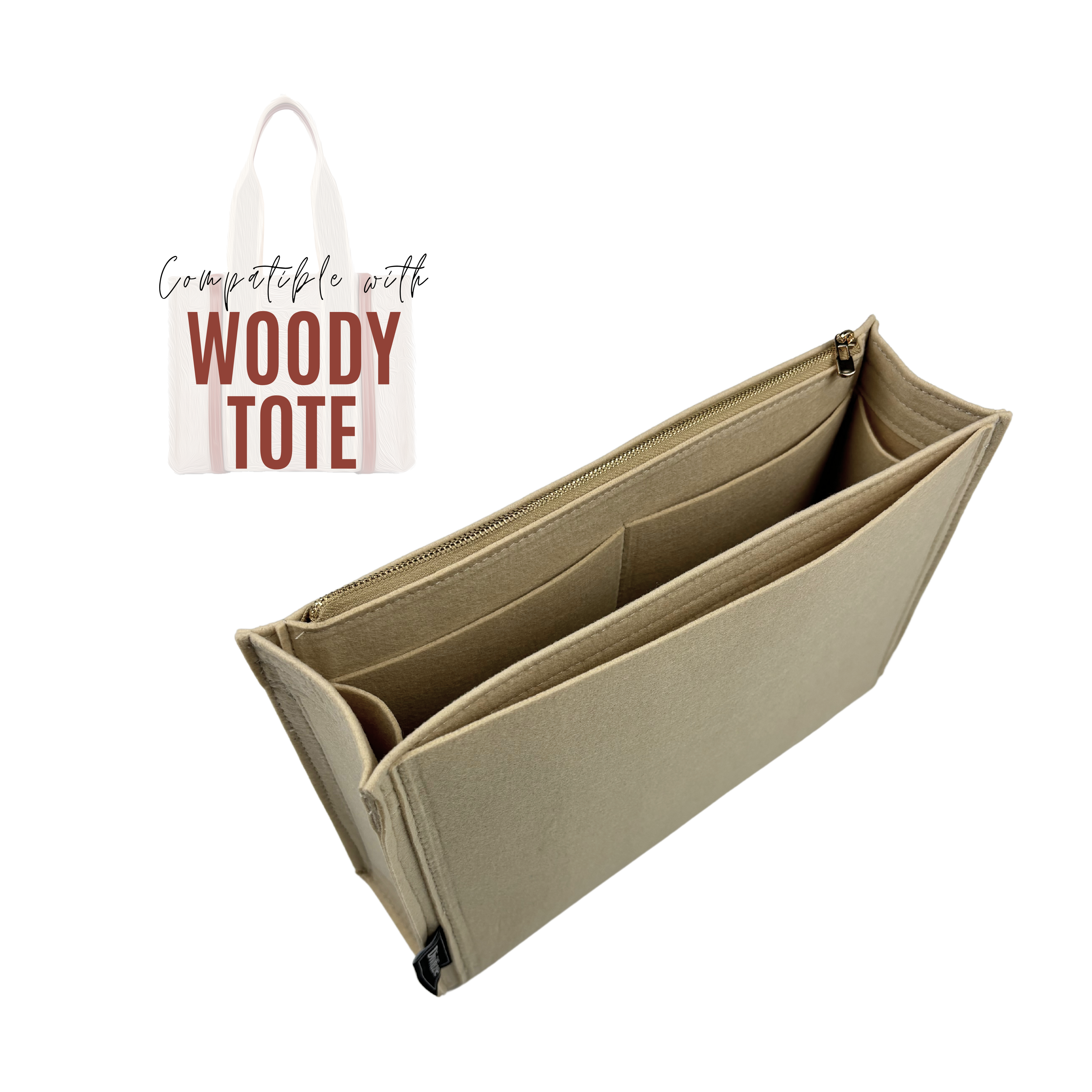 Divitize Premium Organizer compatible with Woody Tote