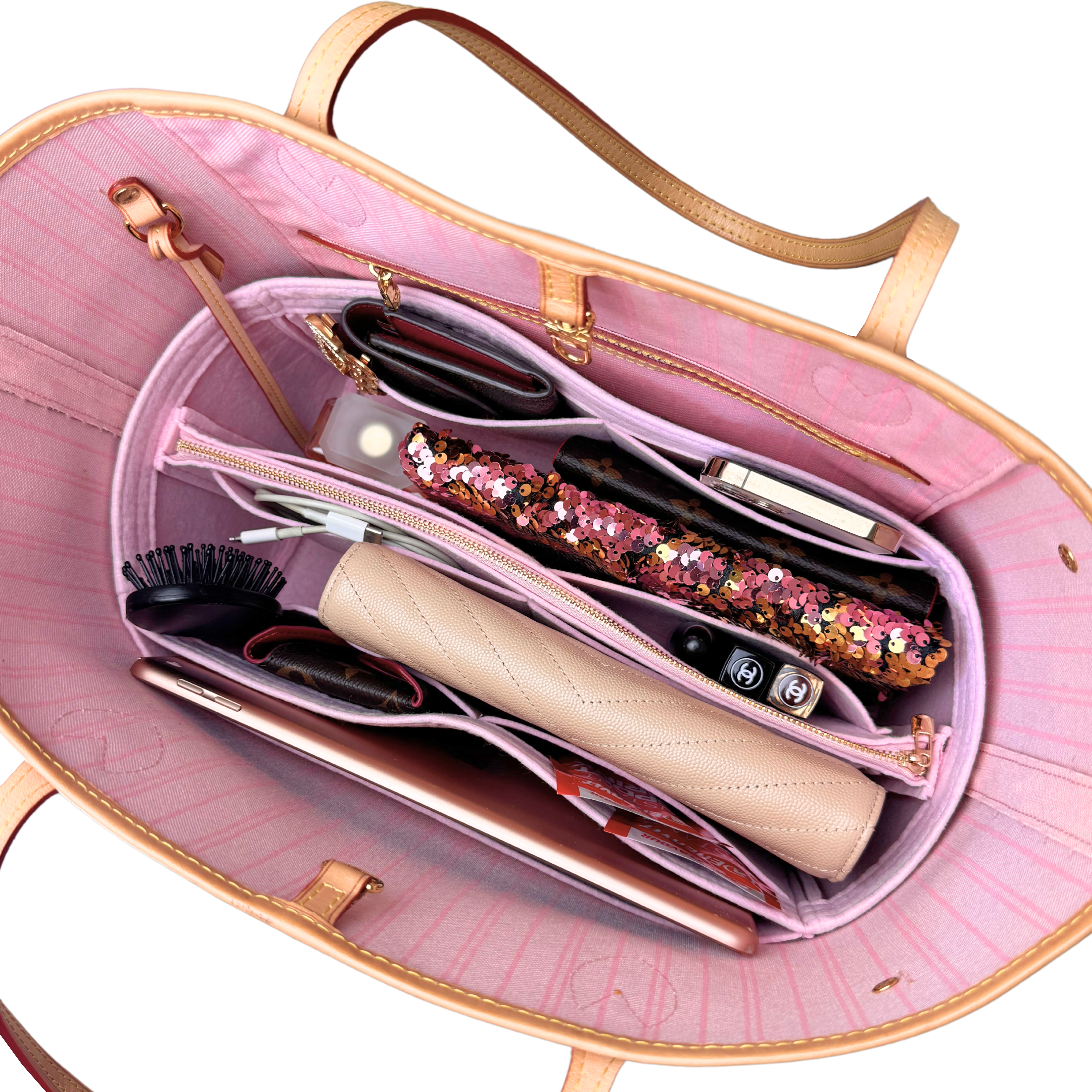 Divitize® Organizer für Neverfull – Version mit abnehmbaren Taschen