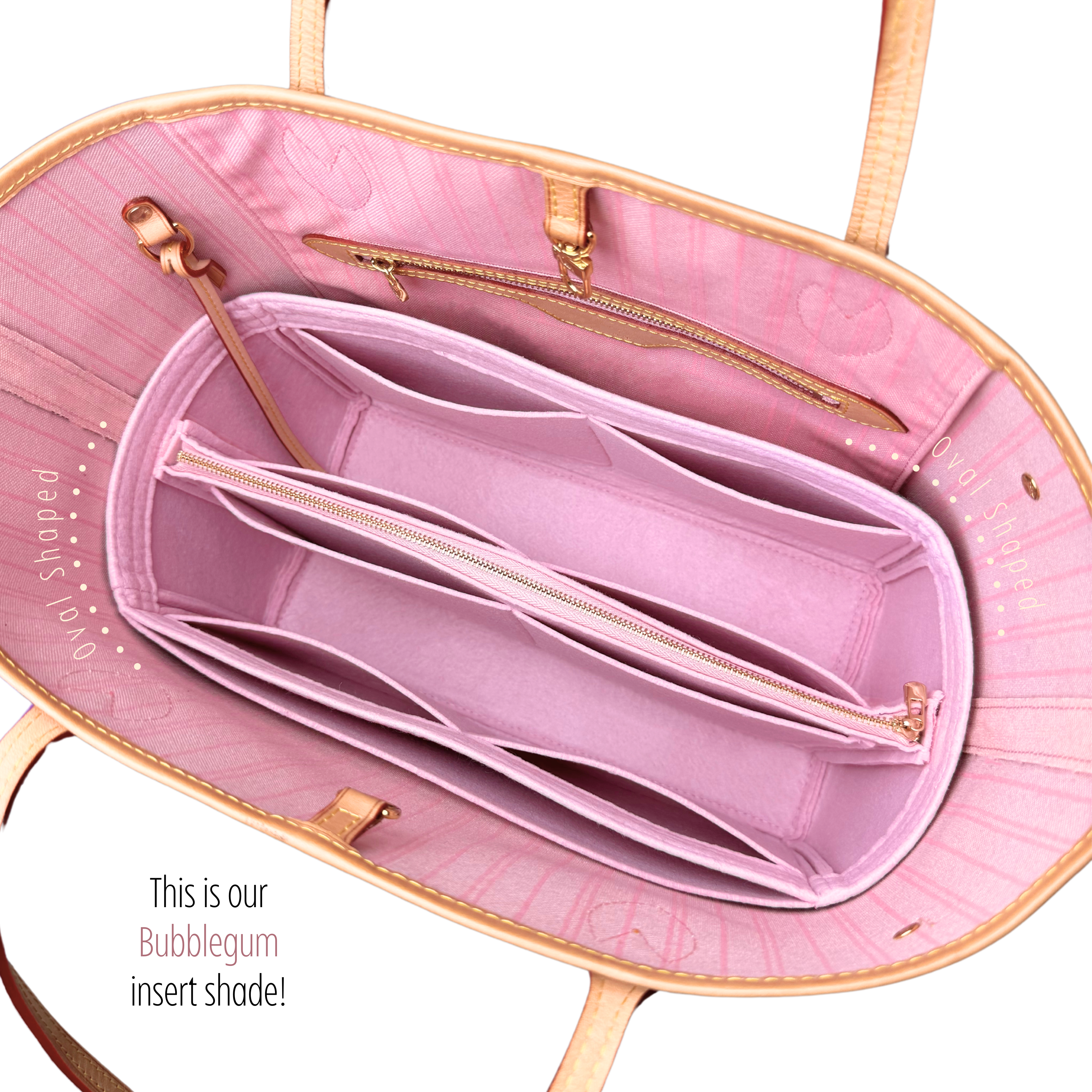 Premium Organizer for Neverfull - Detachable Middle Pouch