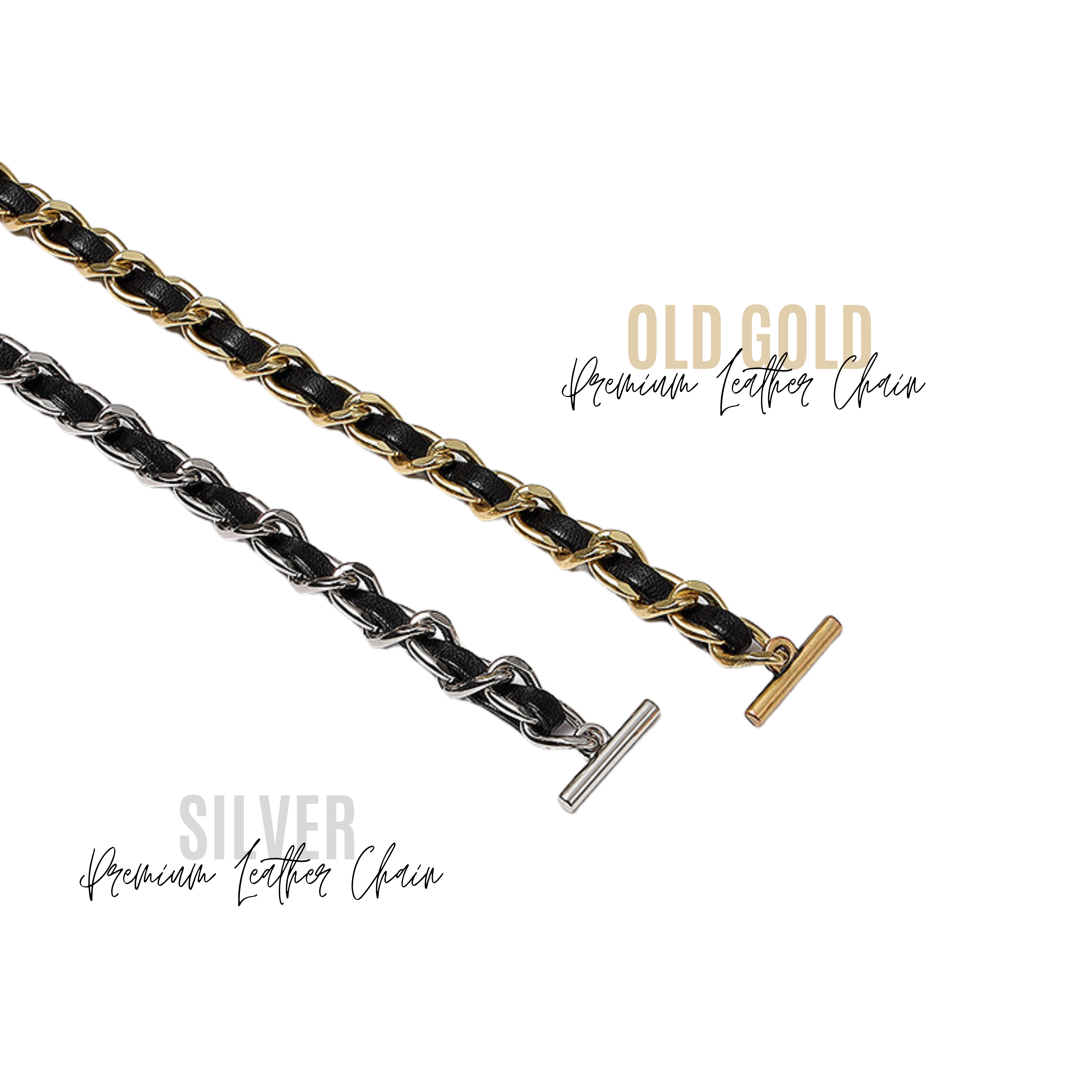 Ch*nel Classic Flap Wallet Conversion Kit & Leather Chain