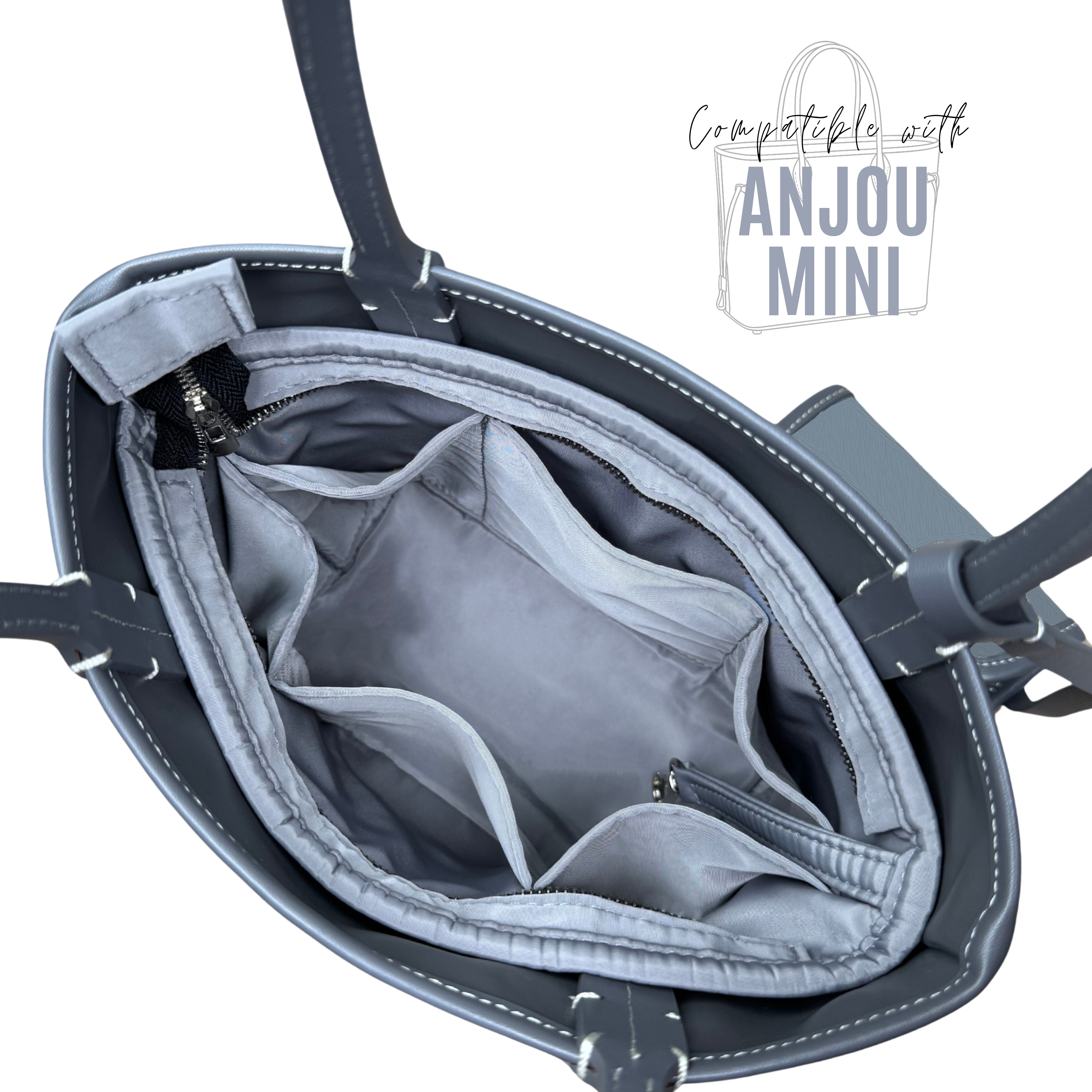 Divitize Luxe Nylon Organizer compatible with Anjou Mini