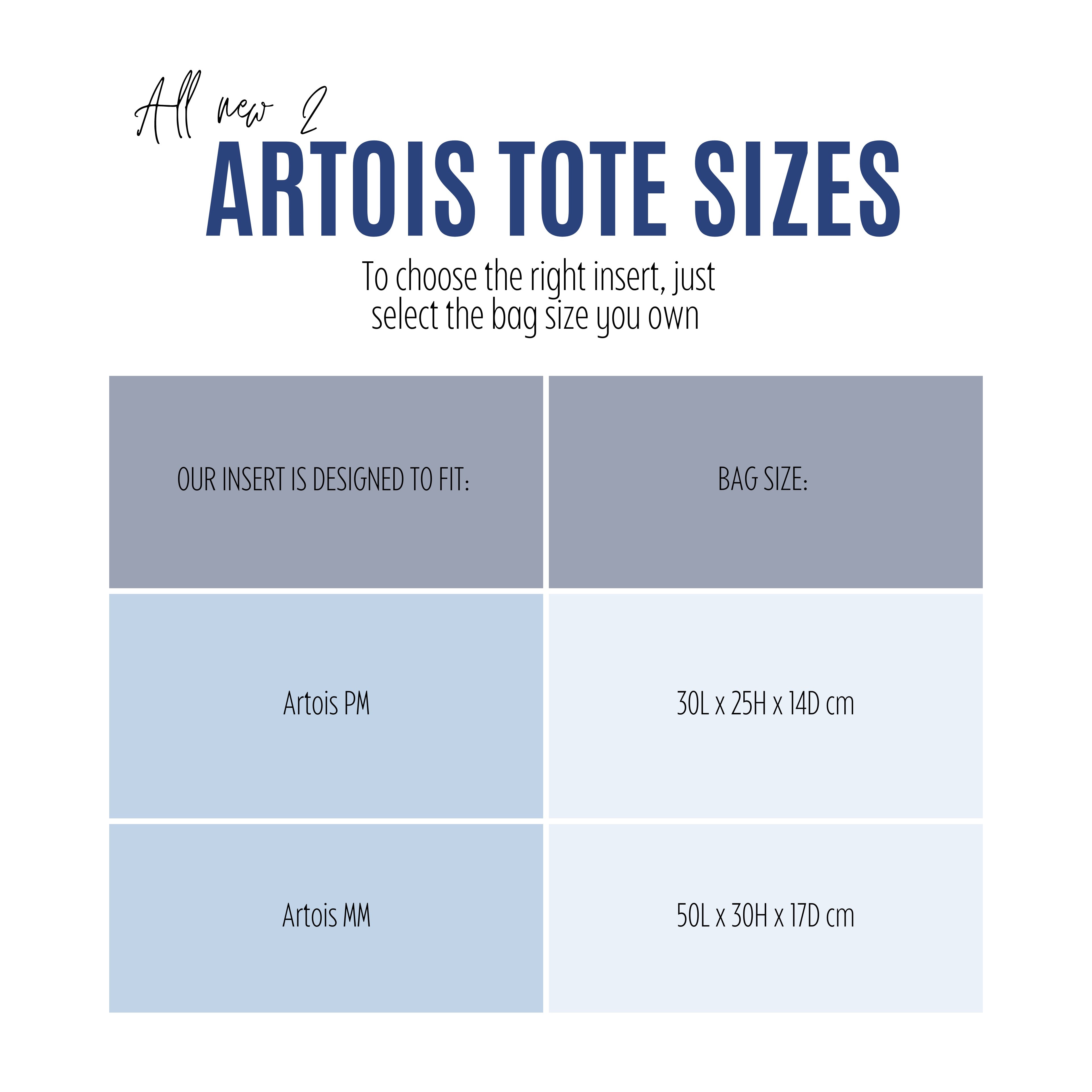 Divitize Tailored Organizer compatible with Artois Totes