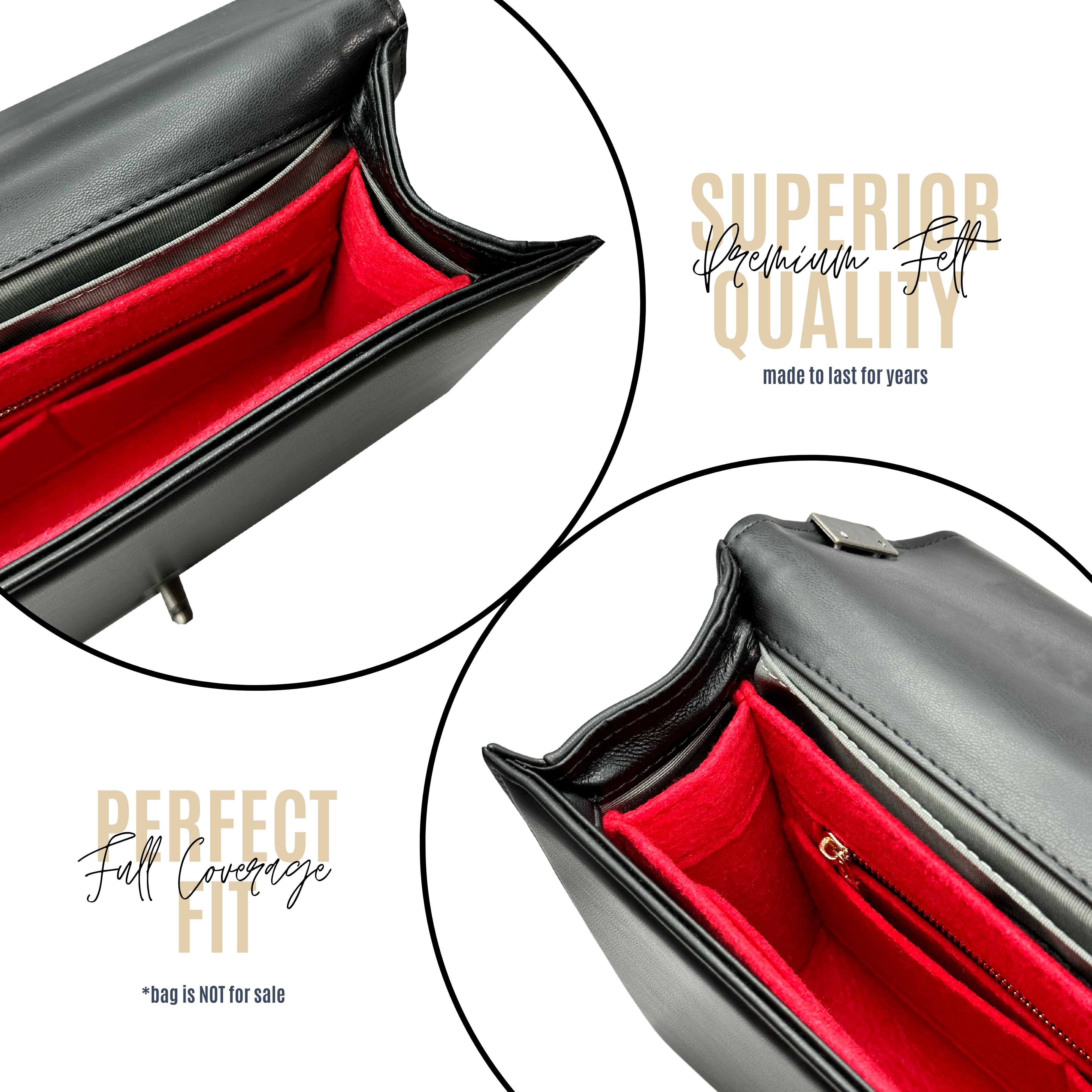 Divitize Premium Organizer compatible with Boy Bags