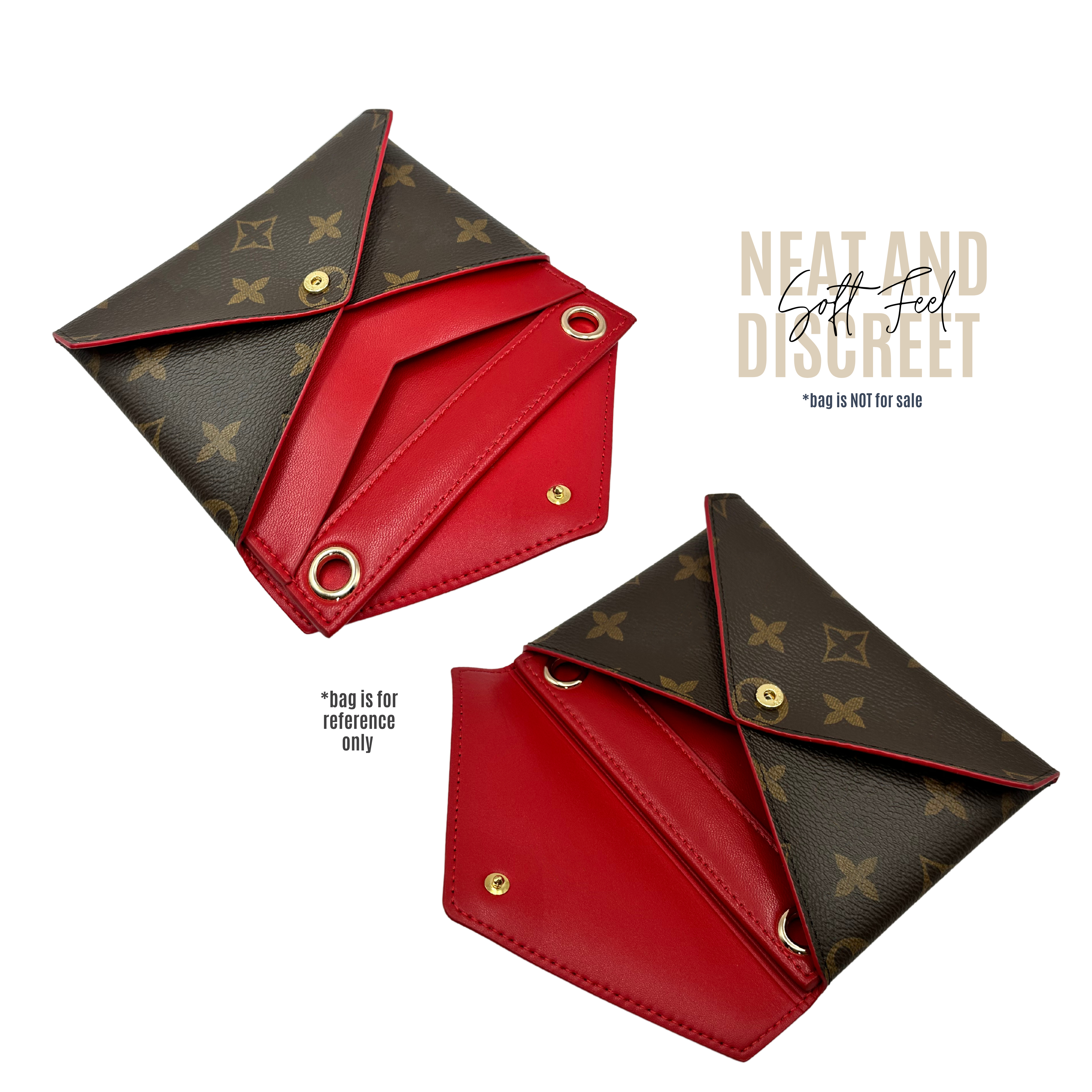 Pochette Kirigami Leather Conversion Kit with Side Clips & Chain