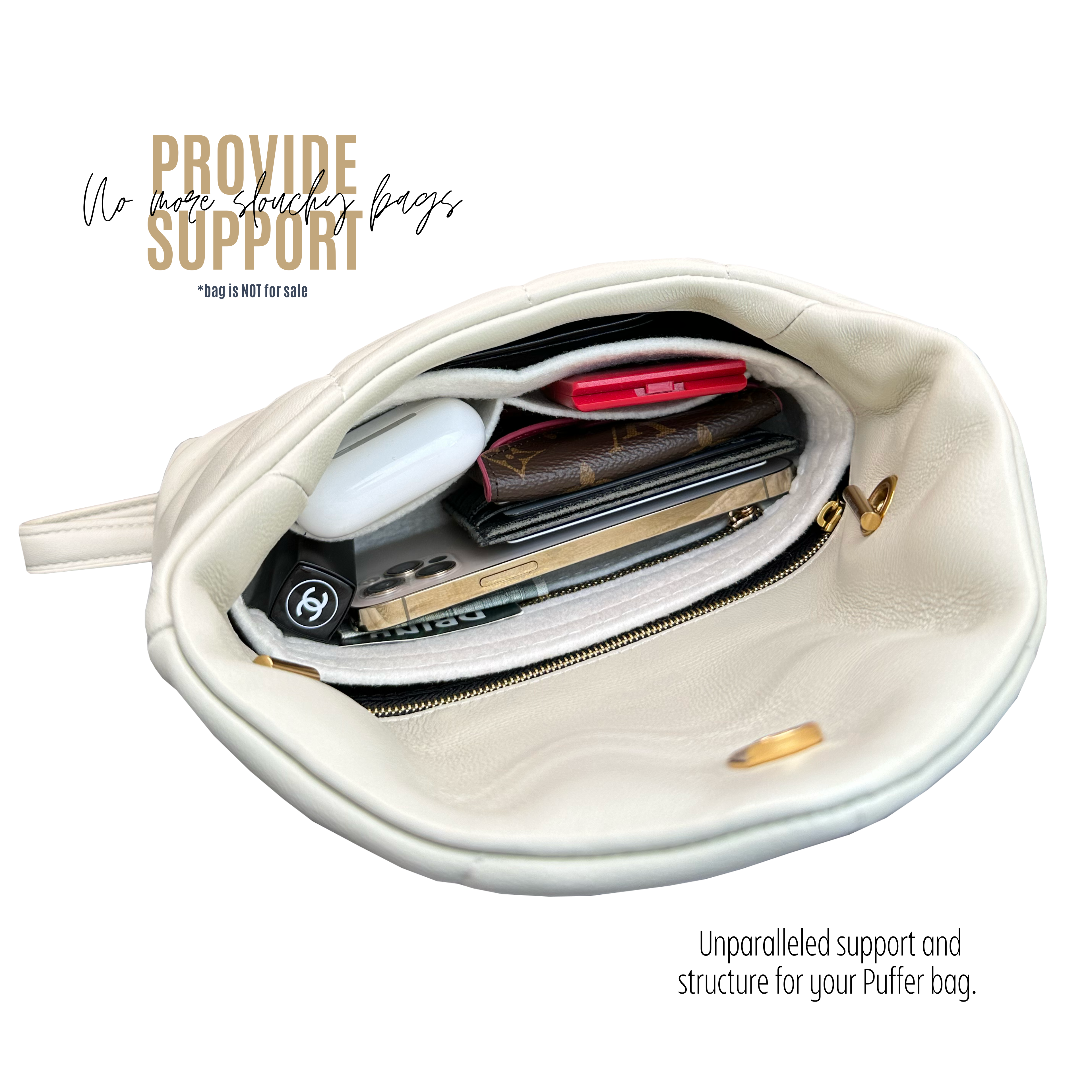 Divitize Premium Organizer compatible with Loulou Puffer