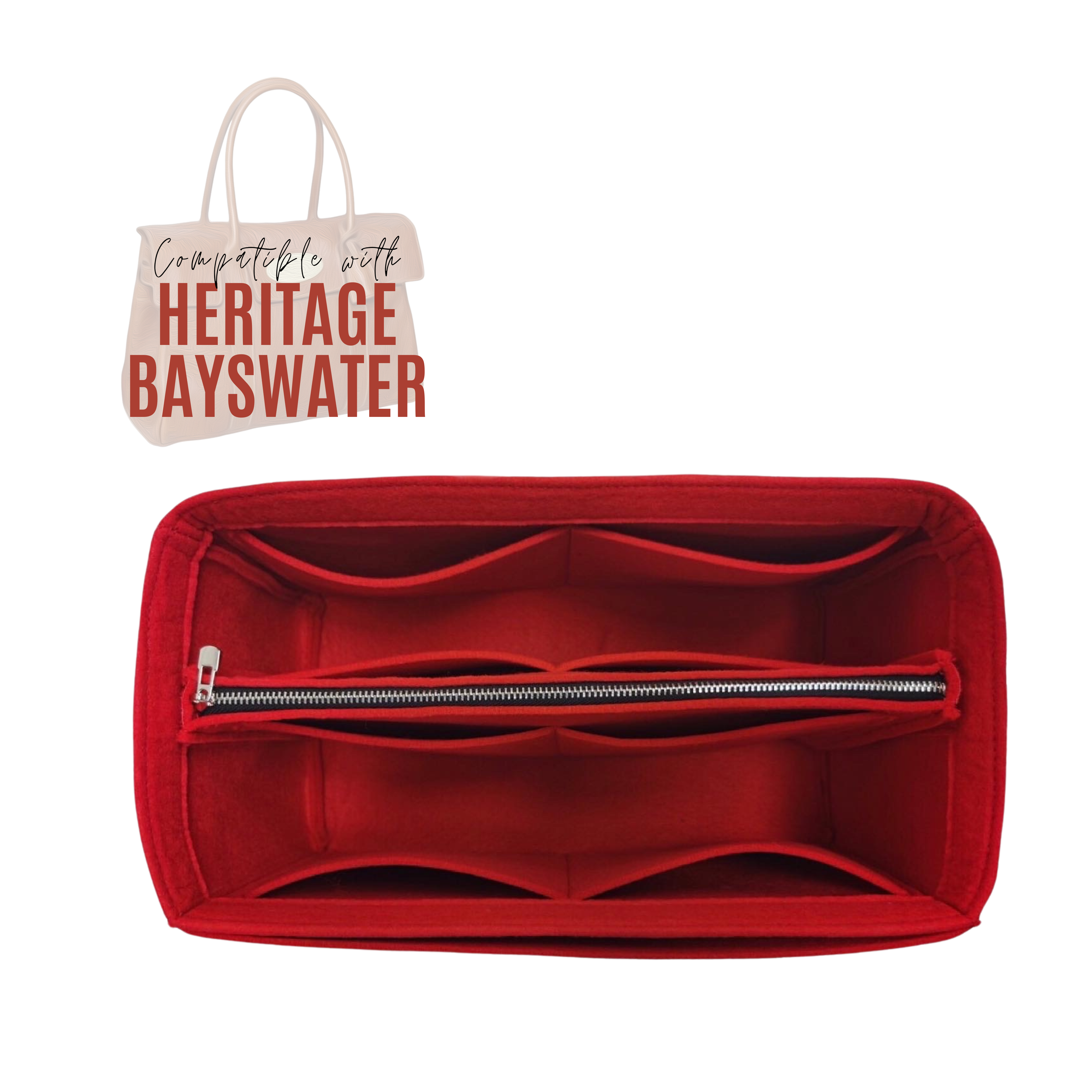 Divitize Premium Organizer compatible with Mulberry New and Heritage Bayswater