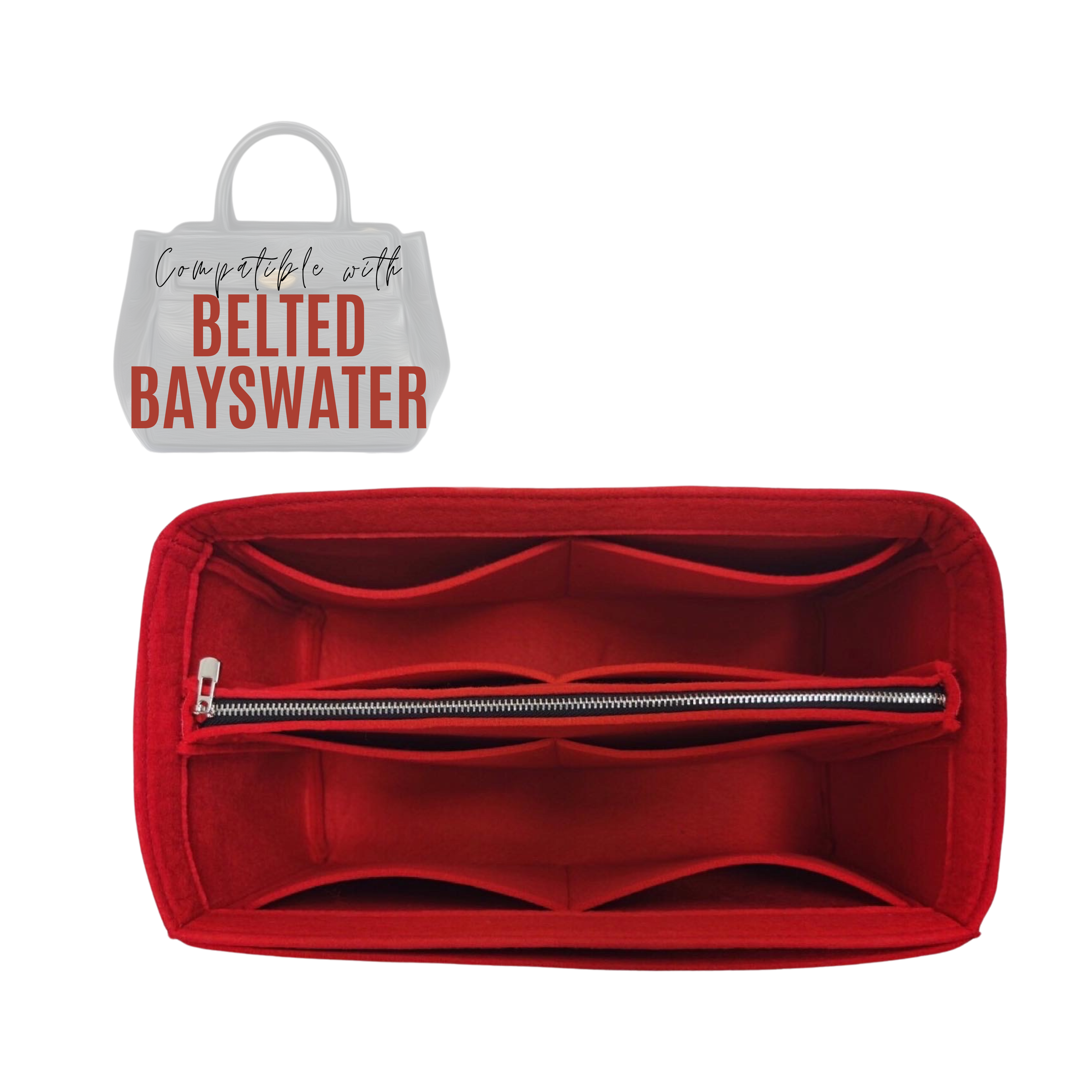 Divitize Premium Organizer compatible with Mulberry Belted Bayswater