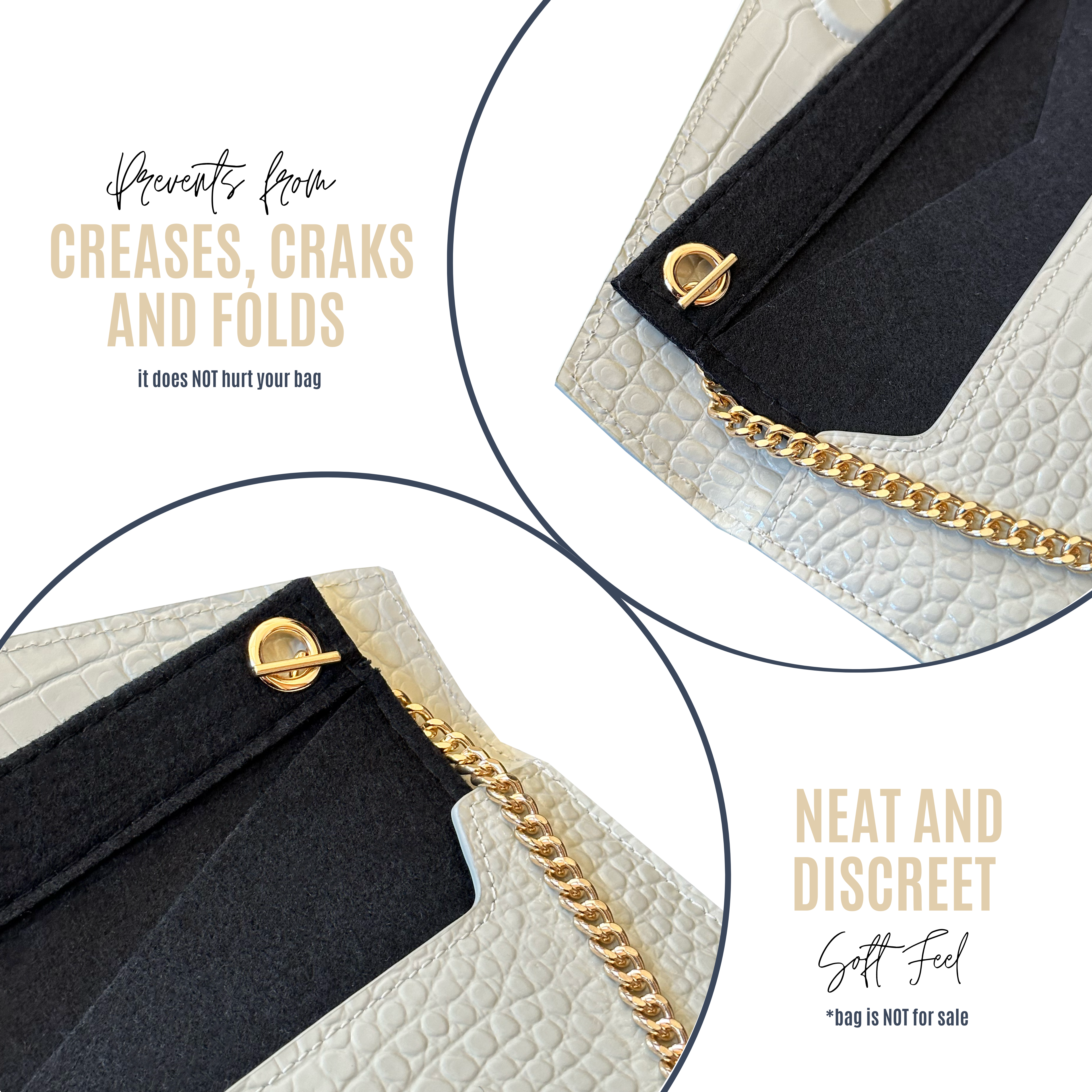 Divitize® Umbausatz für Uptown Clutch (mit Gold- oder Silberkette)