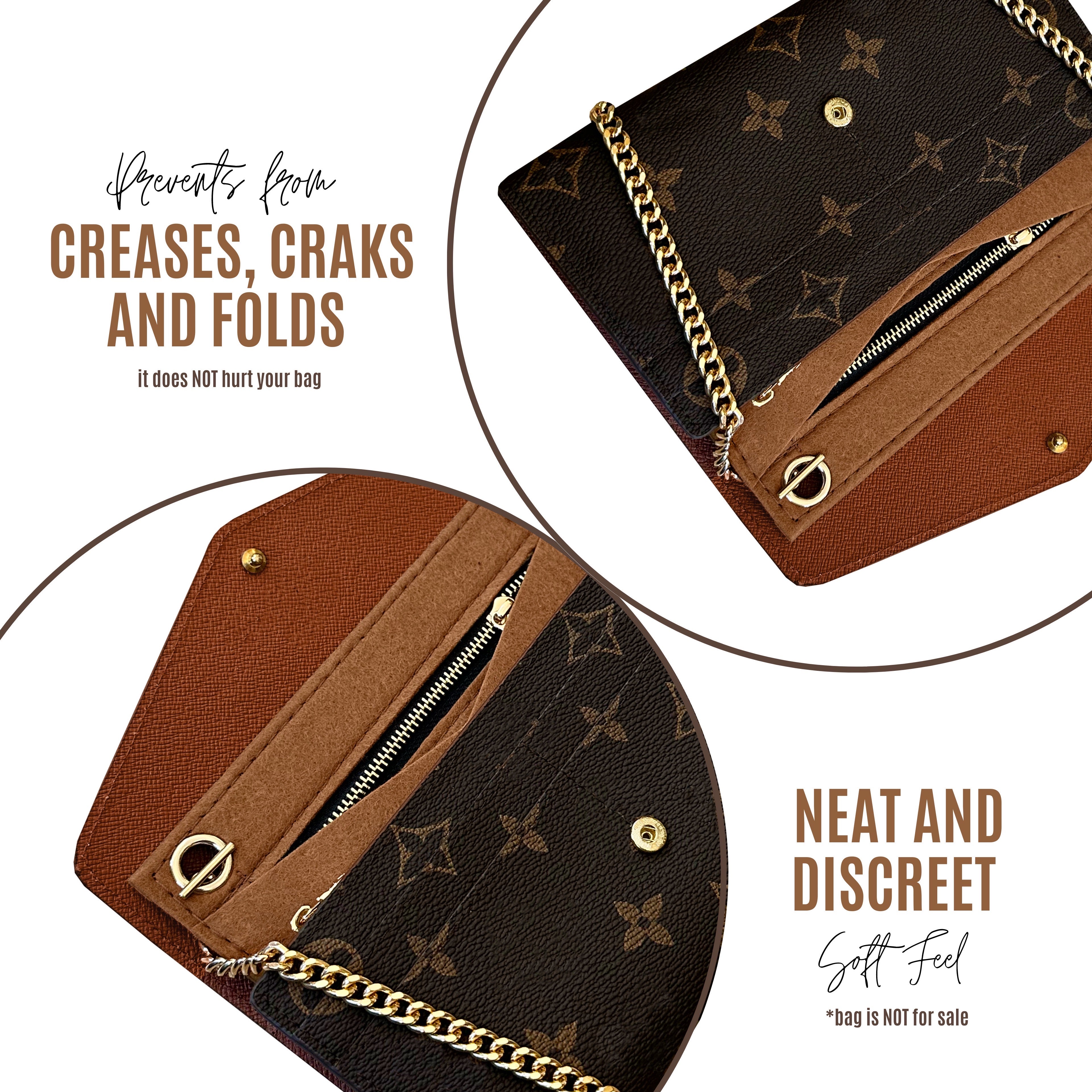 Sarah Wallet Conversion Kit with Round Clips & Chain