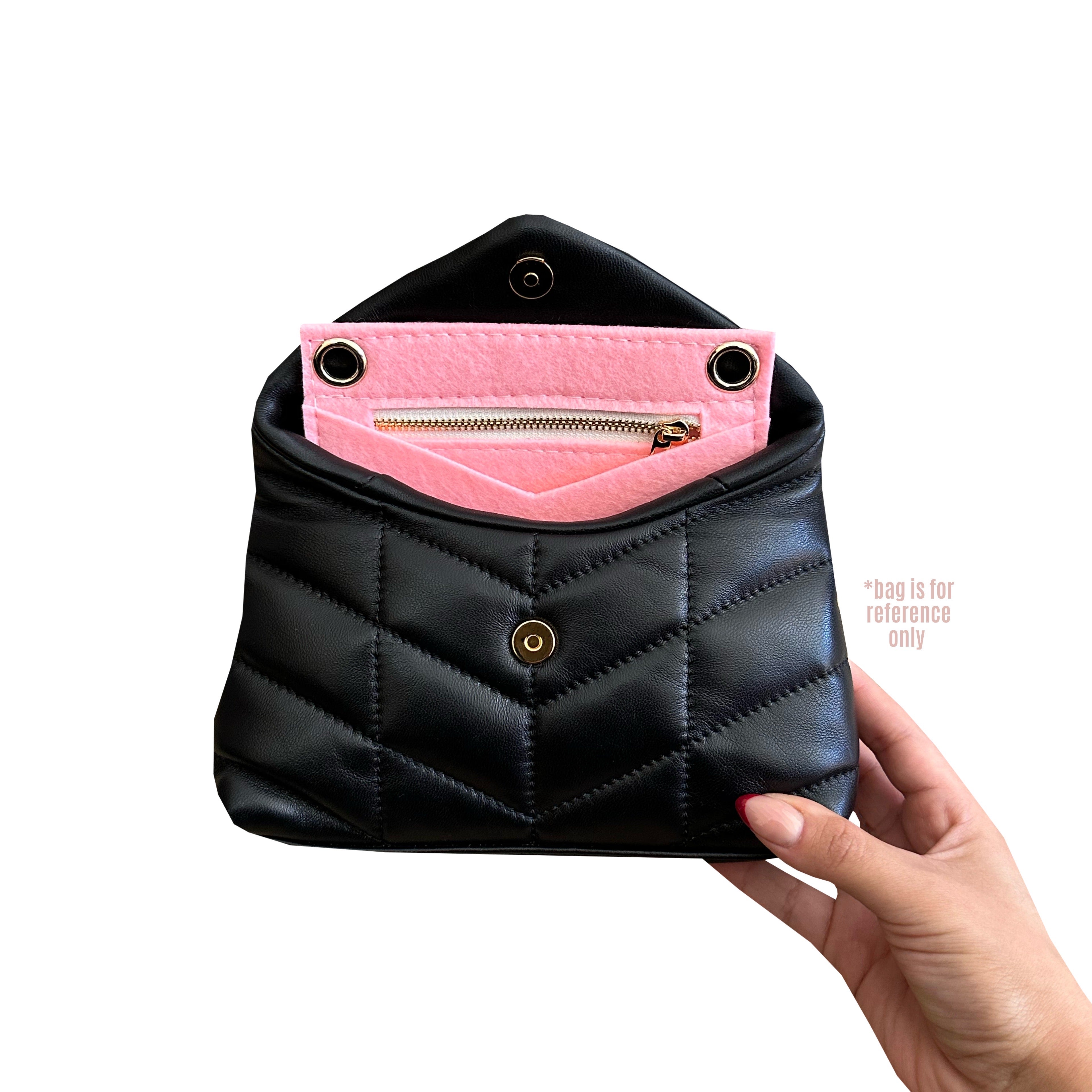 LouLou Puffer Small Pouch Conversion Kit with Round Clips & Chain