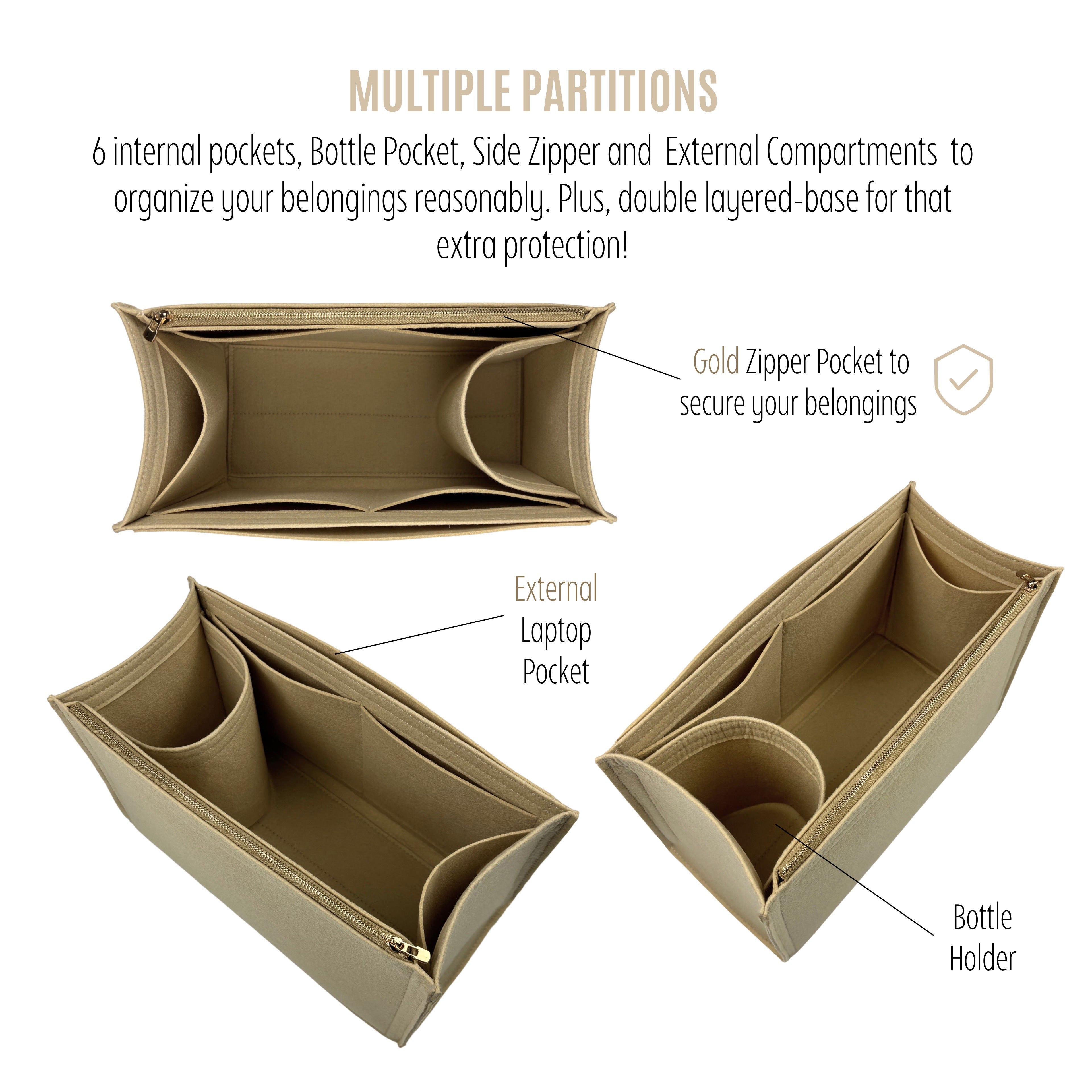 Divitize Premium Organizer compatible with Gucci Totes