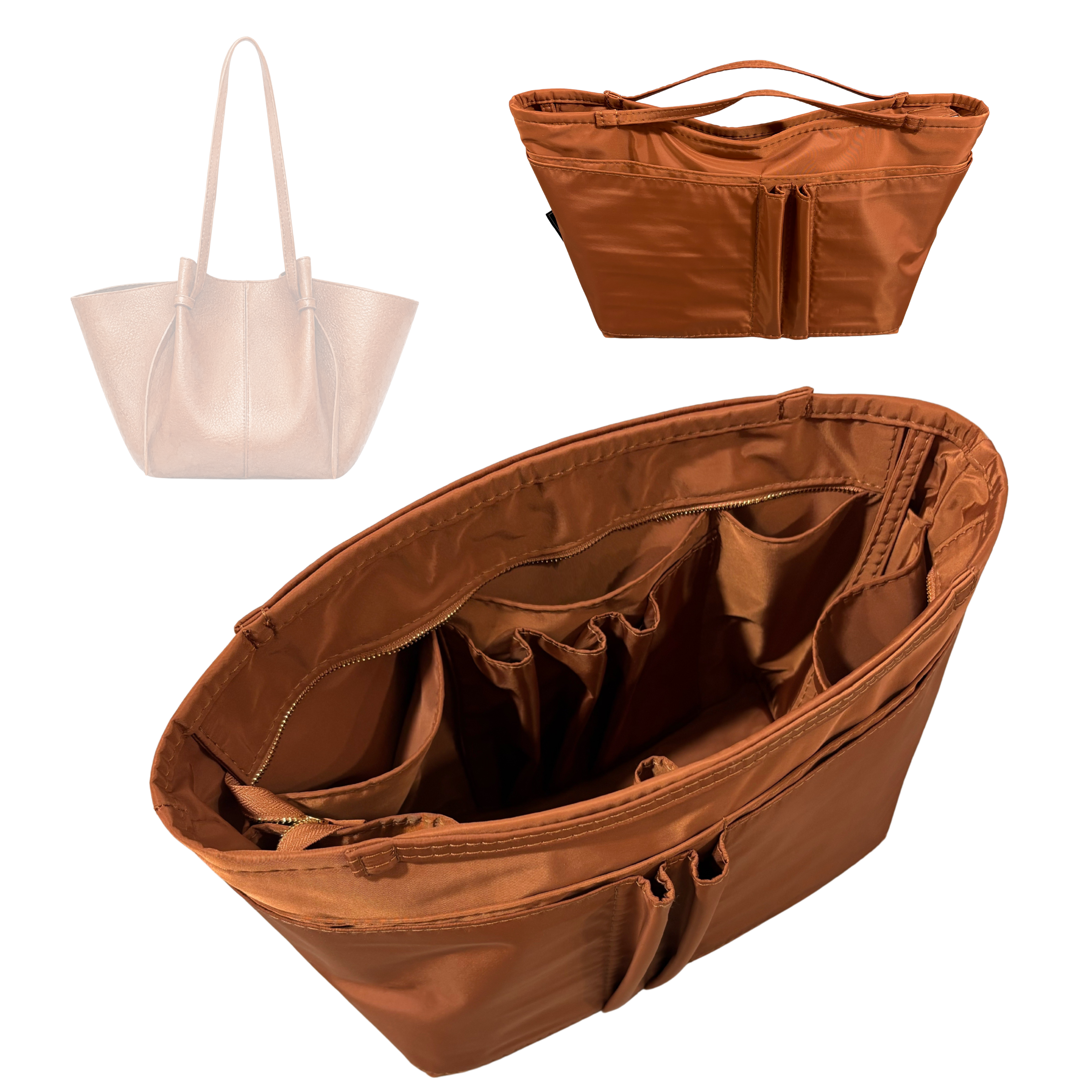Divitize Luxe Waterproof Nylon Organizer compatible with Mochi Bags