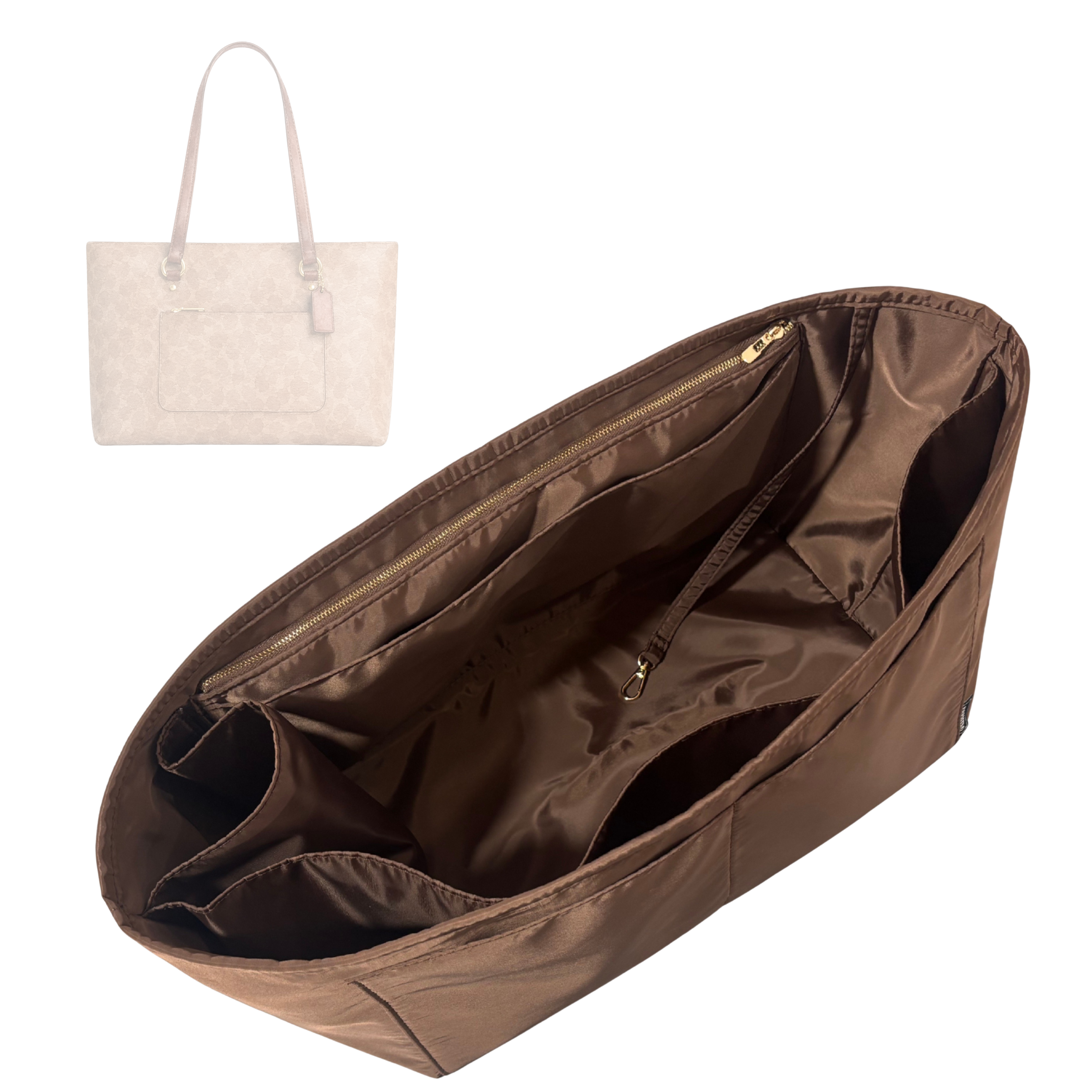 Divitize Luxe Waterproof Nylon Organizer compatible with Station Tote Bag
