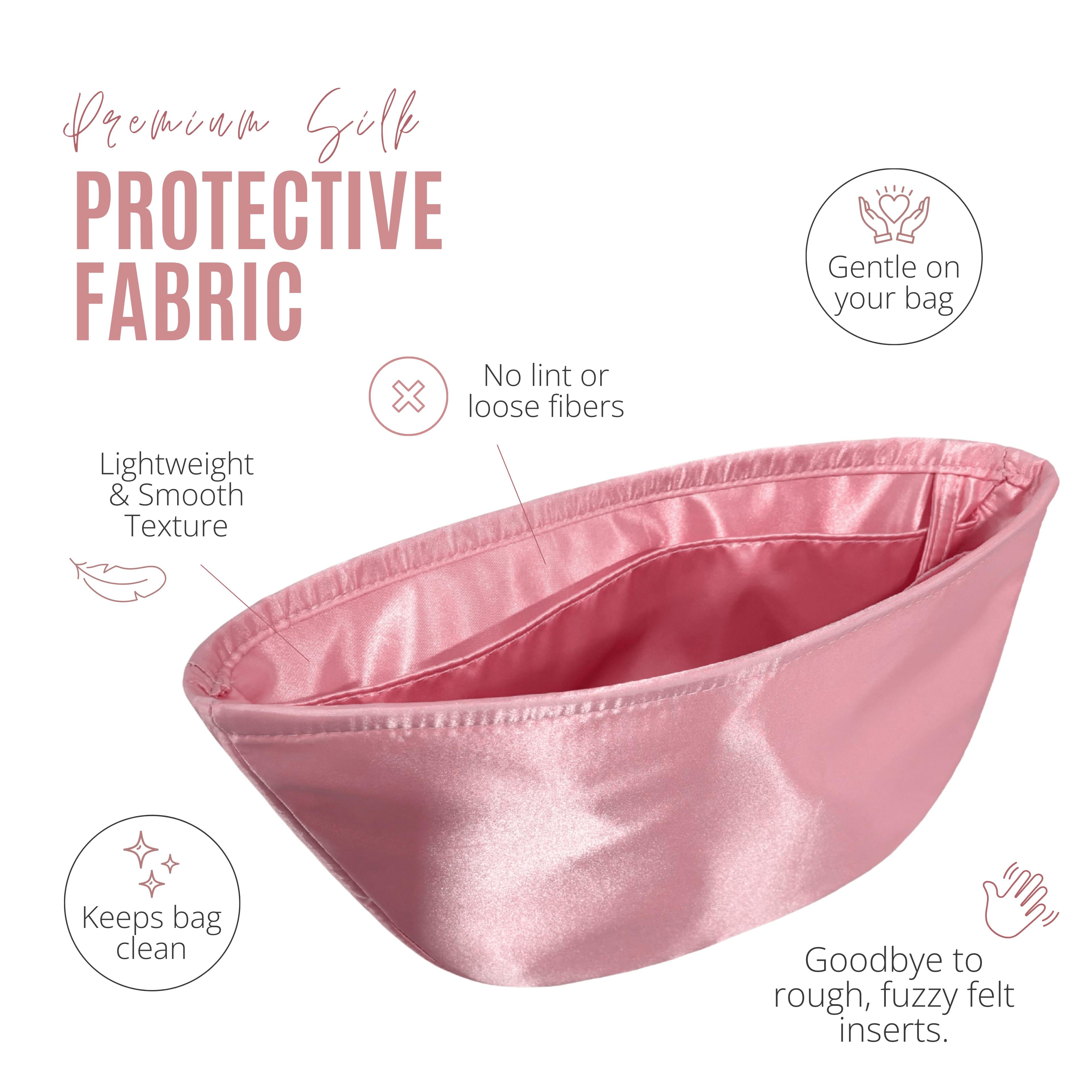 Divitize Luxe Silk Purse Organizer compatible with Crescent Bag