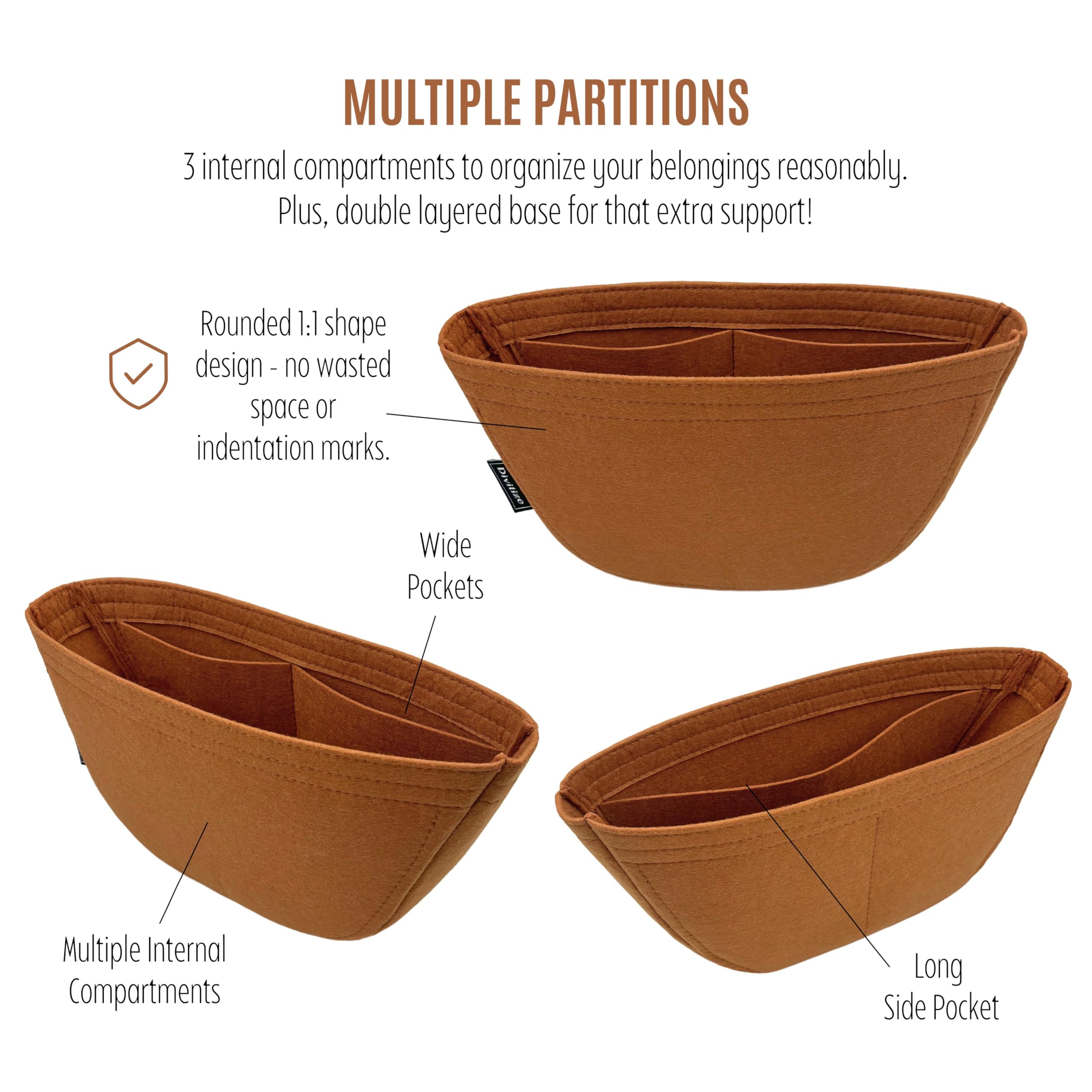 Divitize Purse Organizer compatible with Crescent Bag