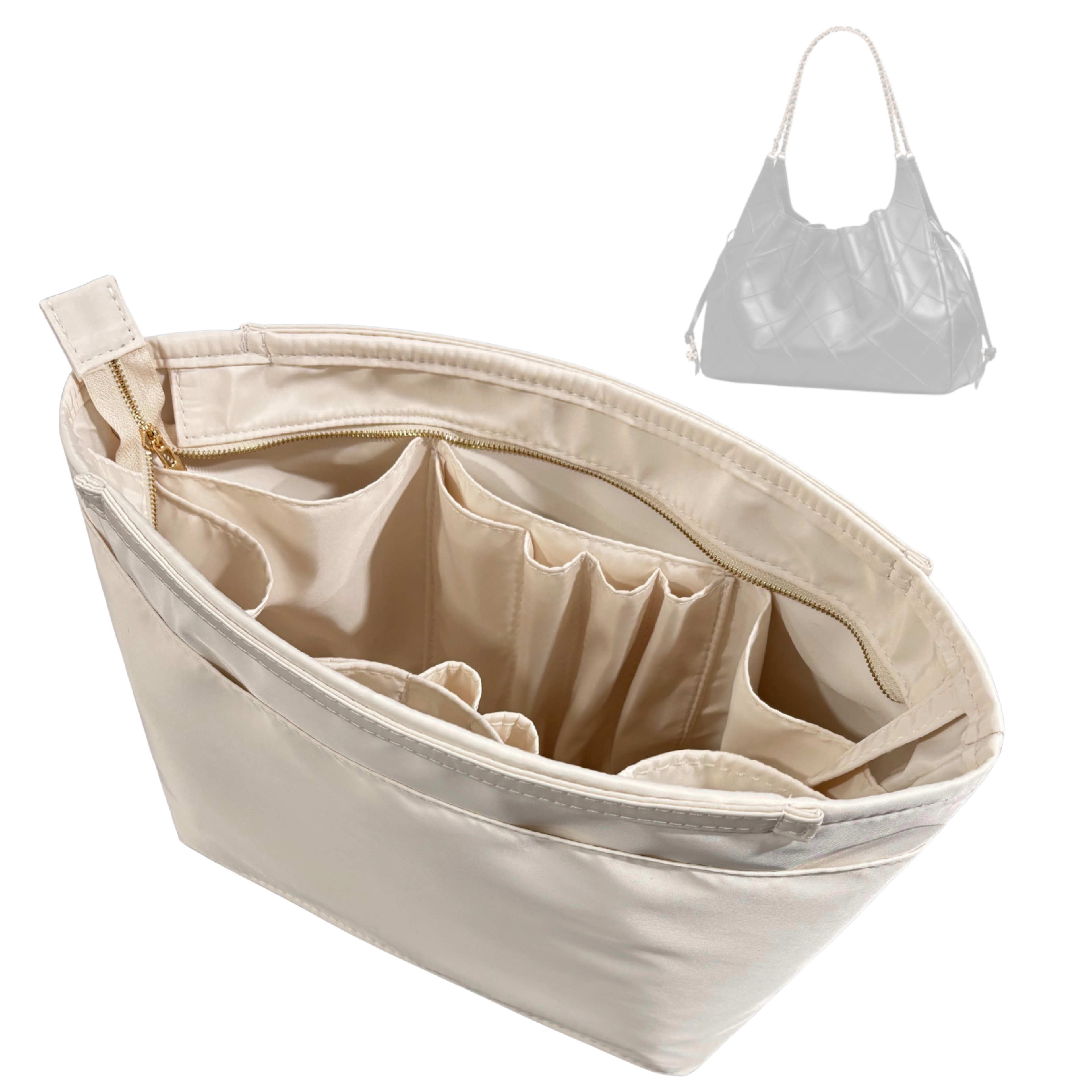 Divitize Luxe Waterproof Nylon Organizer compatible with Fleming Bags