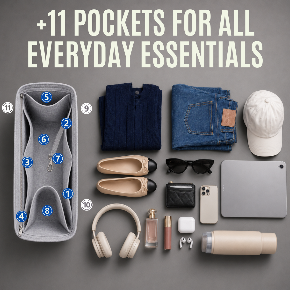Divitize Premium Organizer compatible with Keepall