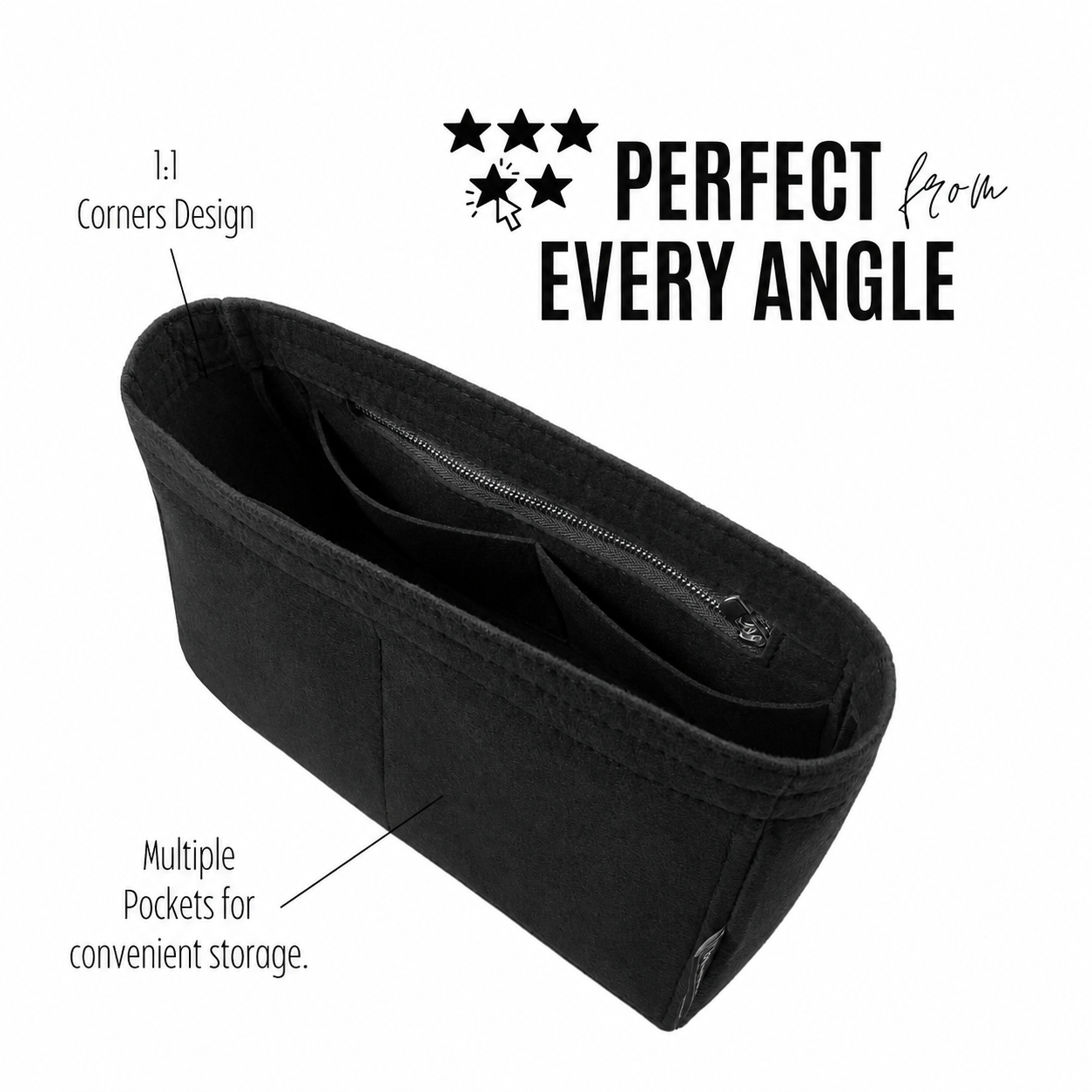 Divitize Purse Organizer compatible with Maxi Flap Bag