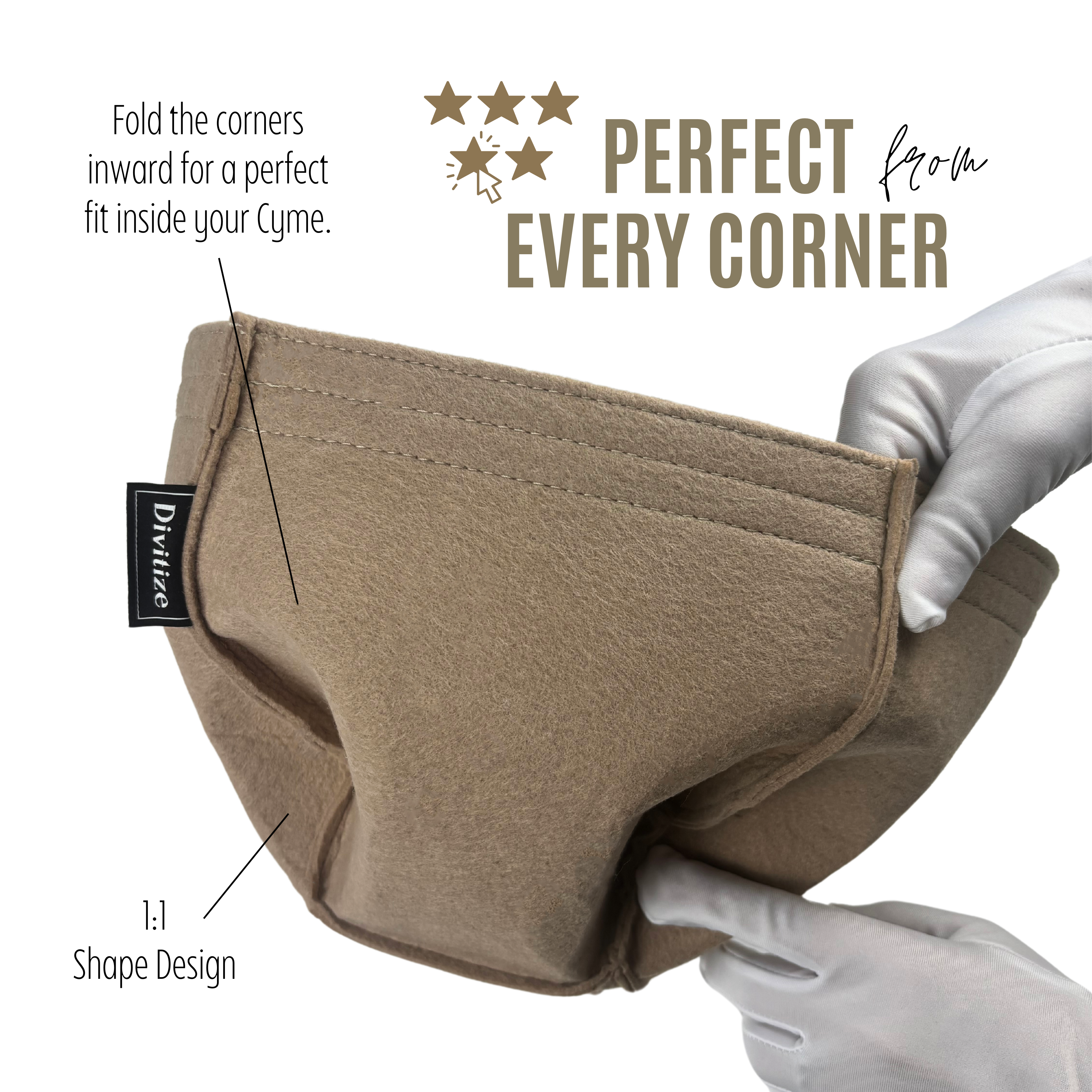 Divitize® Organizer für Neverfull – Version mit abnehmbaren Taschen