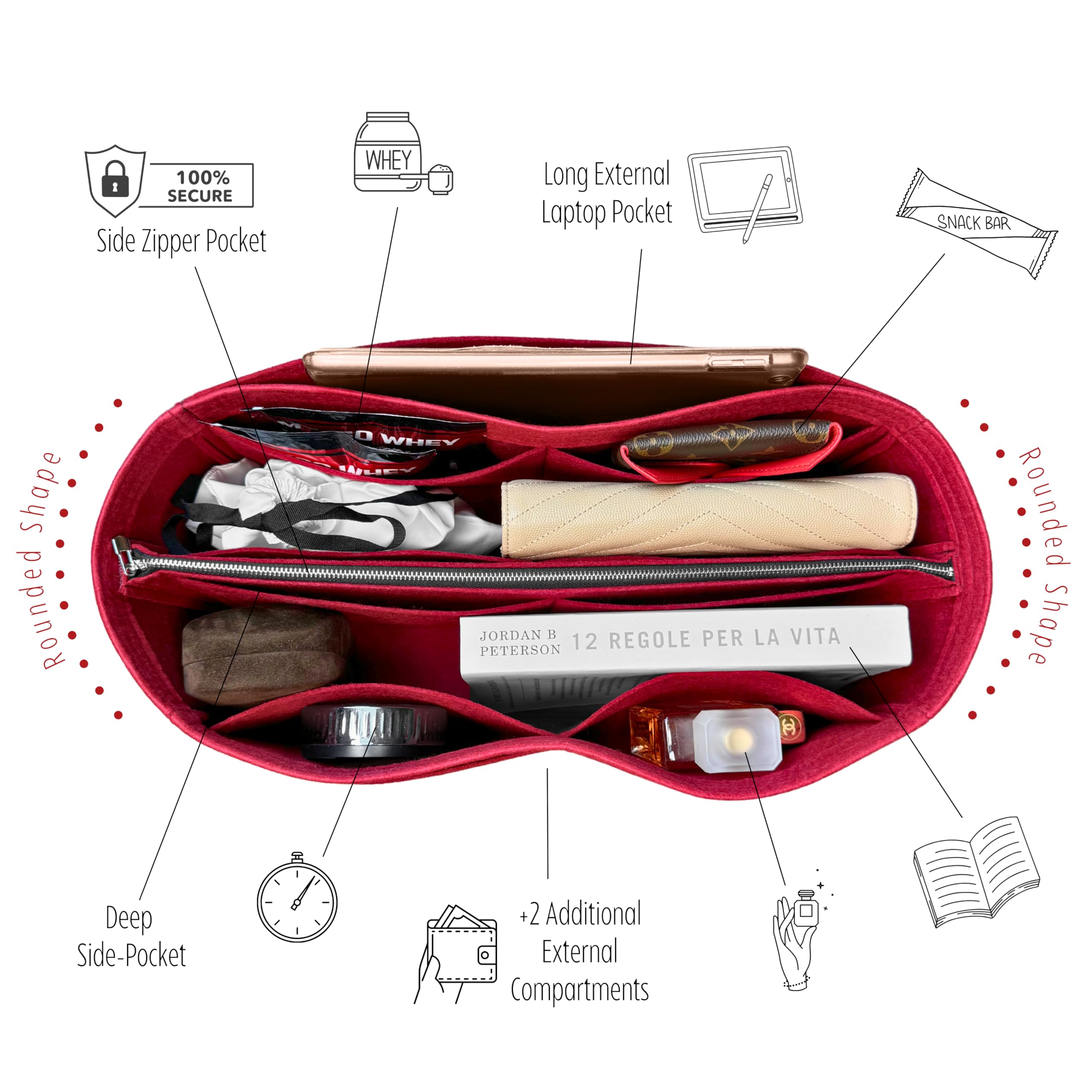 Premium Organizer compatible with Giglio Totes
