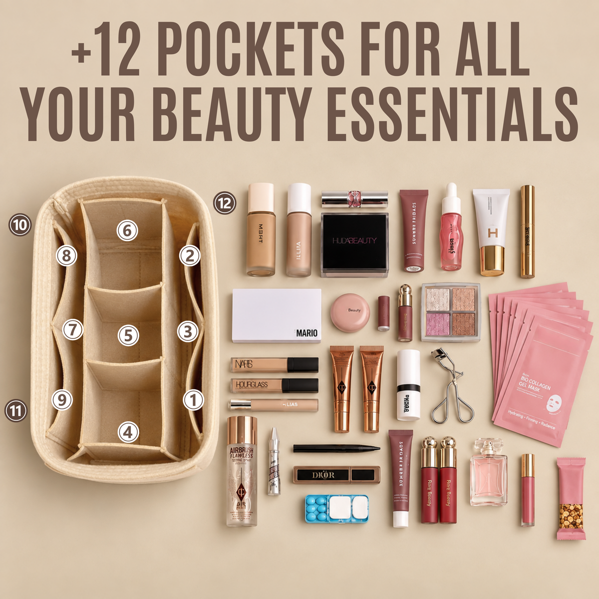 Divitize Premium Organizer compatible with Nice BB/Mini/Nano