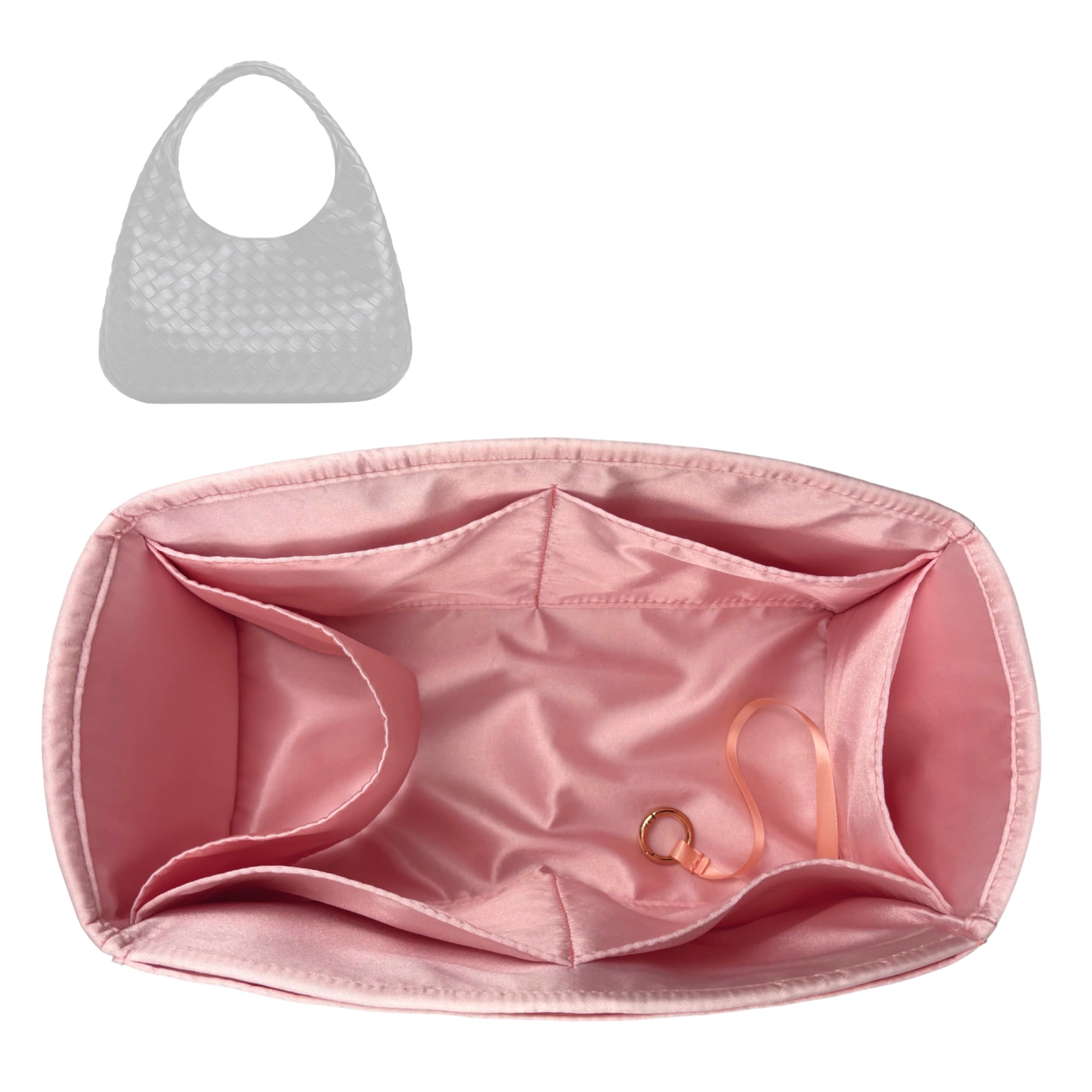 Divitize Luxe Silk Purse Organizer compatible with Campana Bags