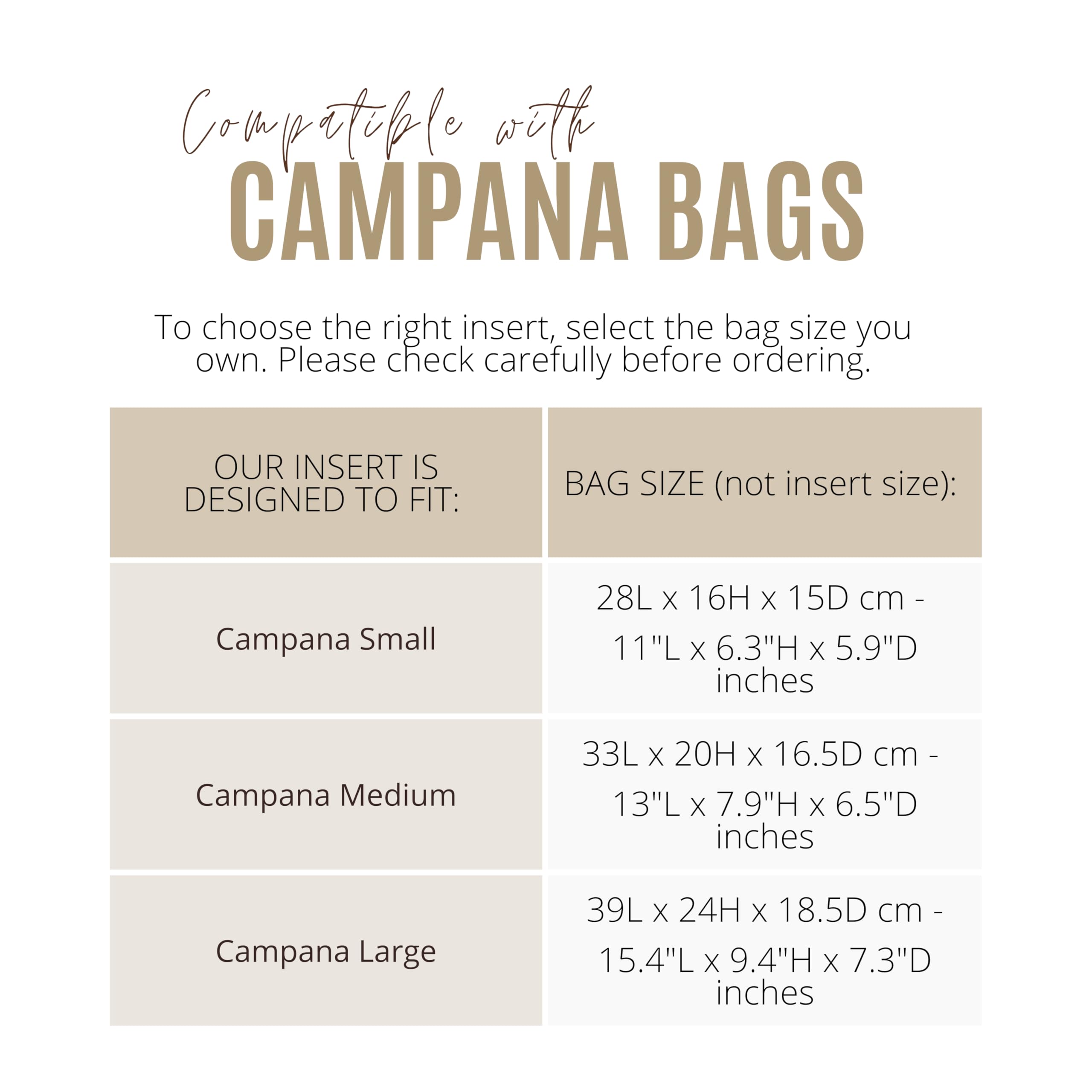 Divitize Luxe Silk Purse Organizer compatible with Campana Bags