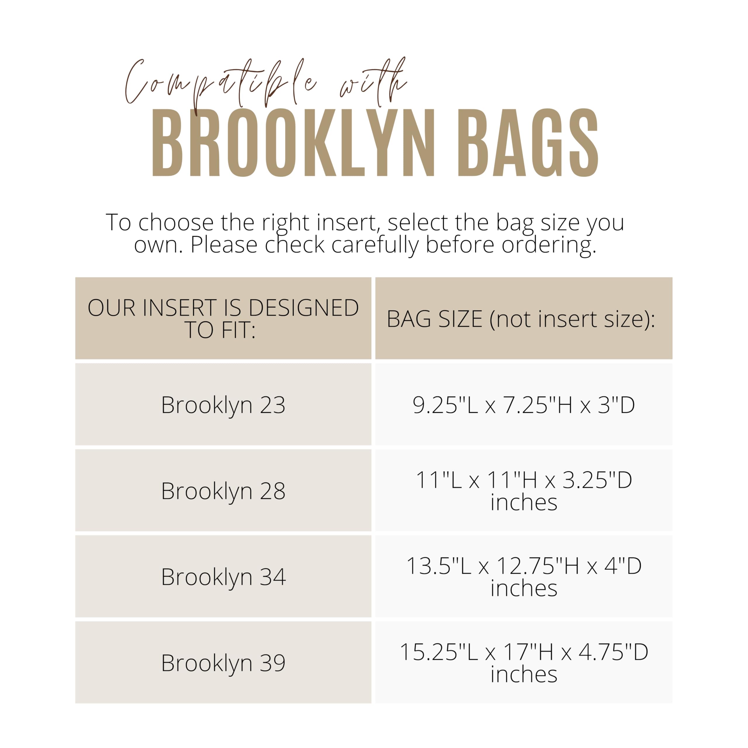 Divitize Luxe Silk Purse Organizer compatible with Brooklyn Bags