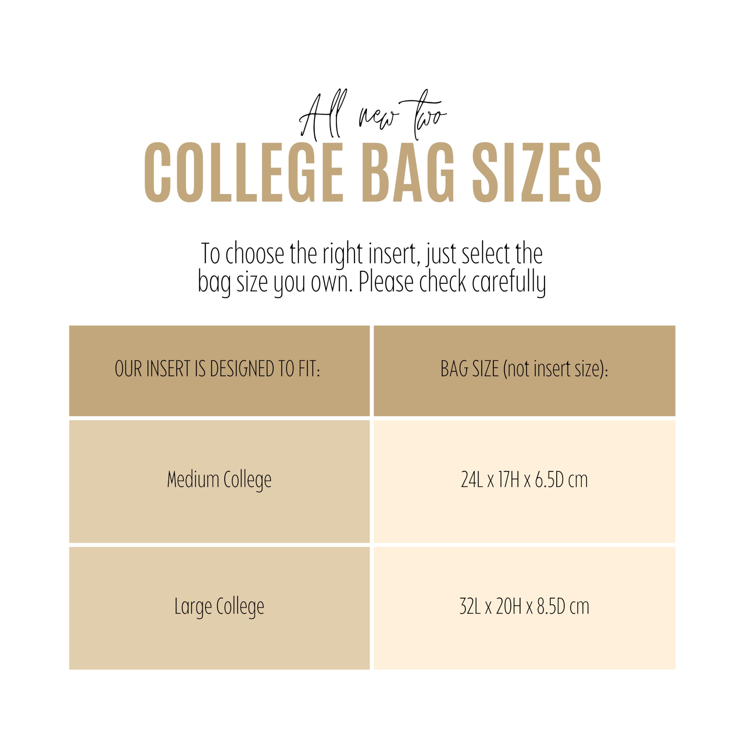 Divitize Premium Purse Organizer compatible with College Bags