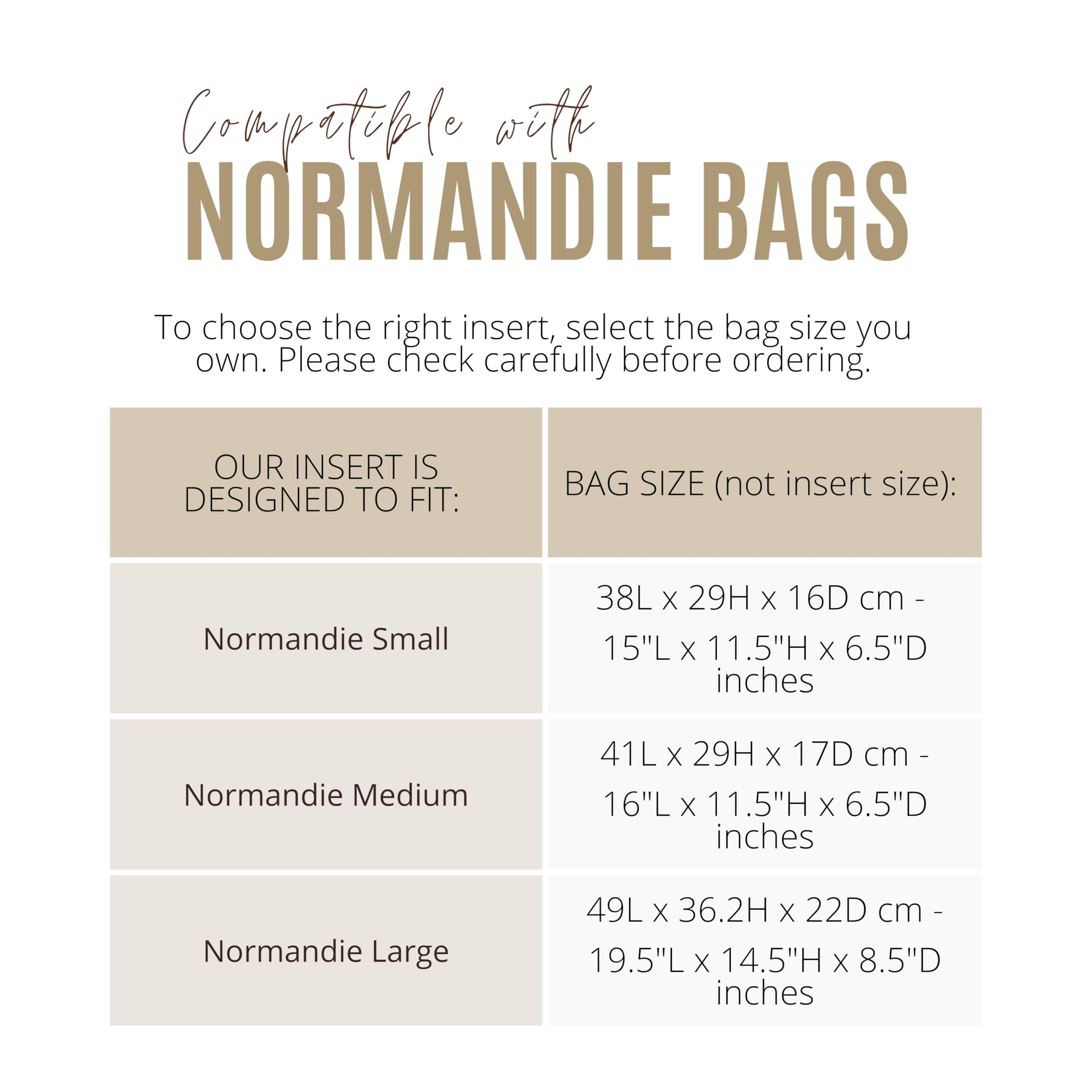 Divitize Premium Purse Organizer compatible with Normandie Totes