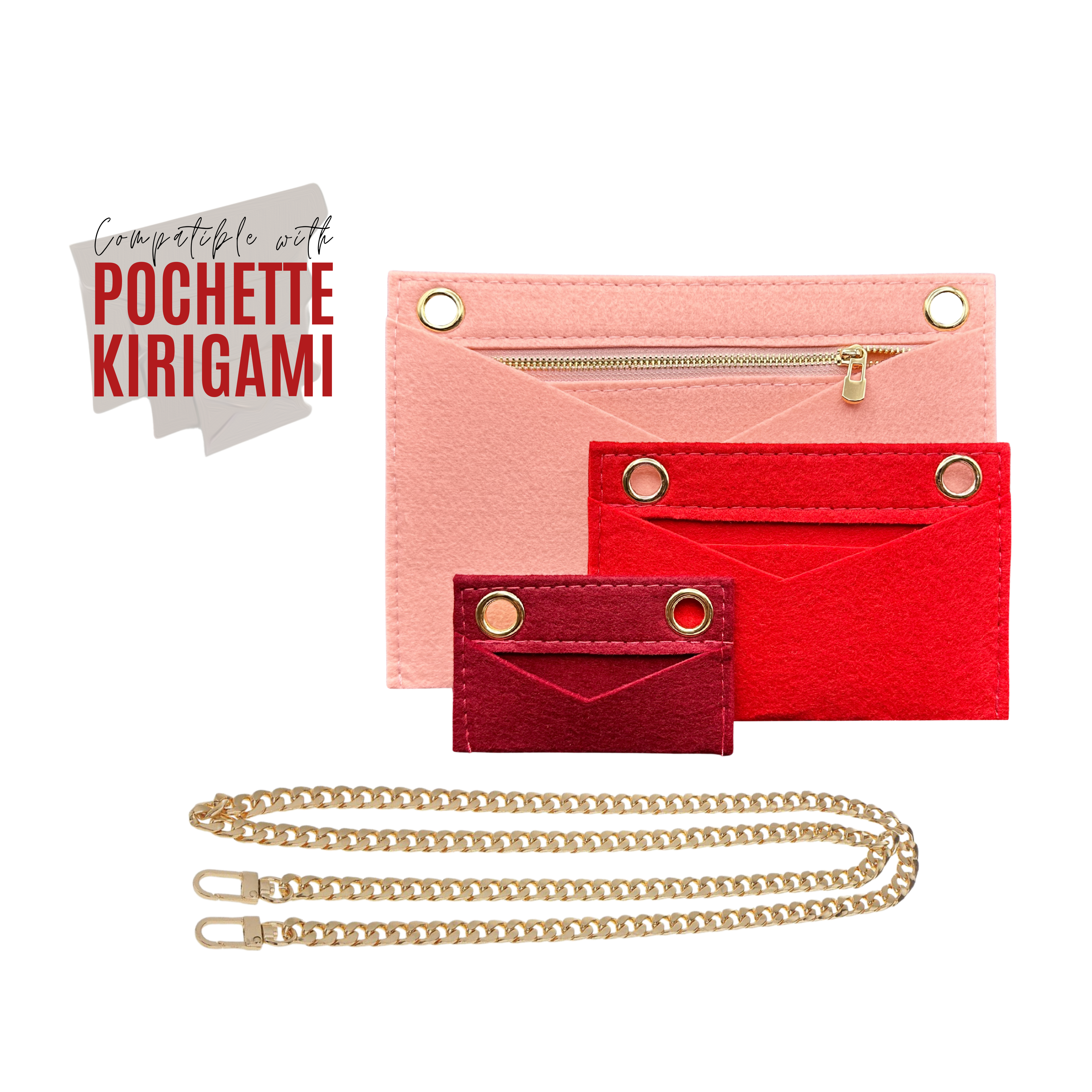 Divitize® Organizer für Kirigami Pochette (3er-Set) – Umbausatz