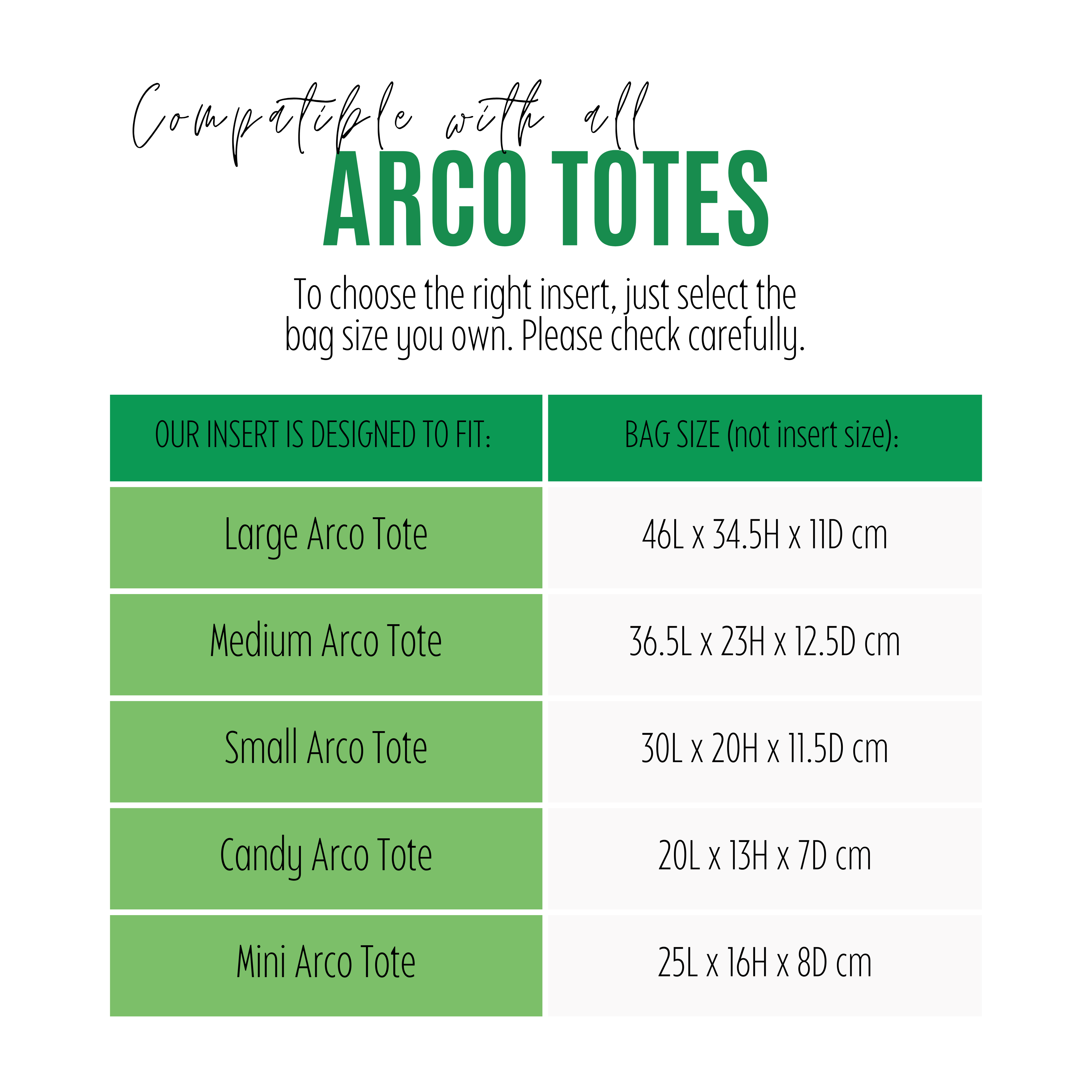 Divitize® Organizer für Arco Tragetasche