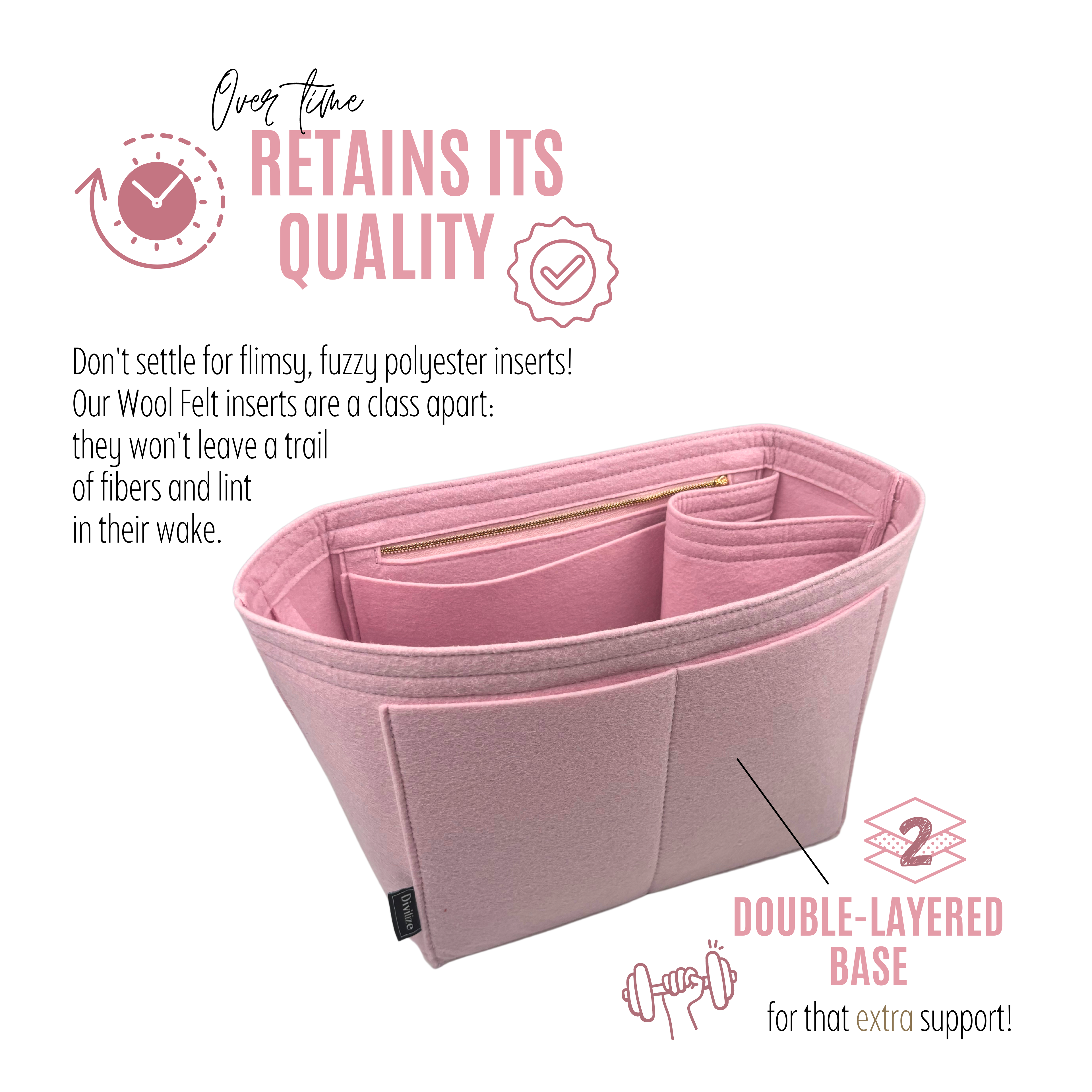 Divitize Premium Organizer compatible with Neverfull