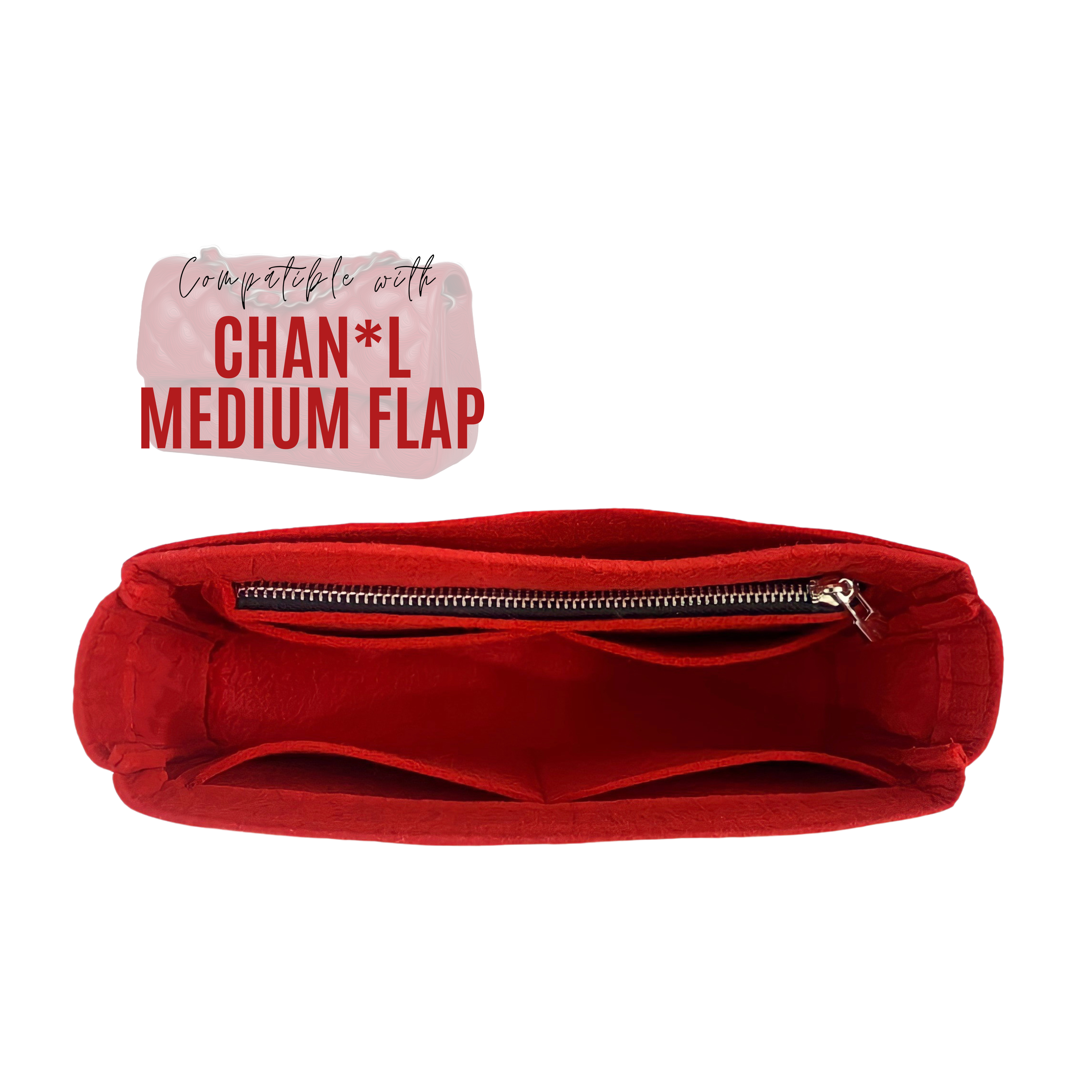 Divitize Premium Organizer for Medium Classic Double Flap Bag