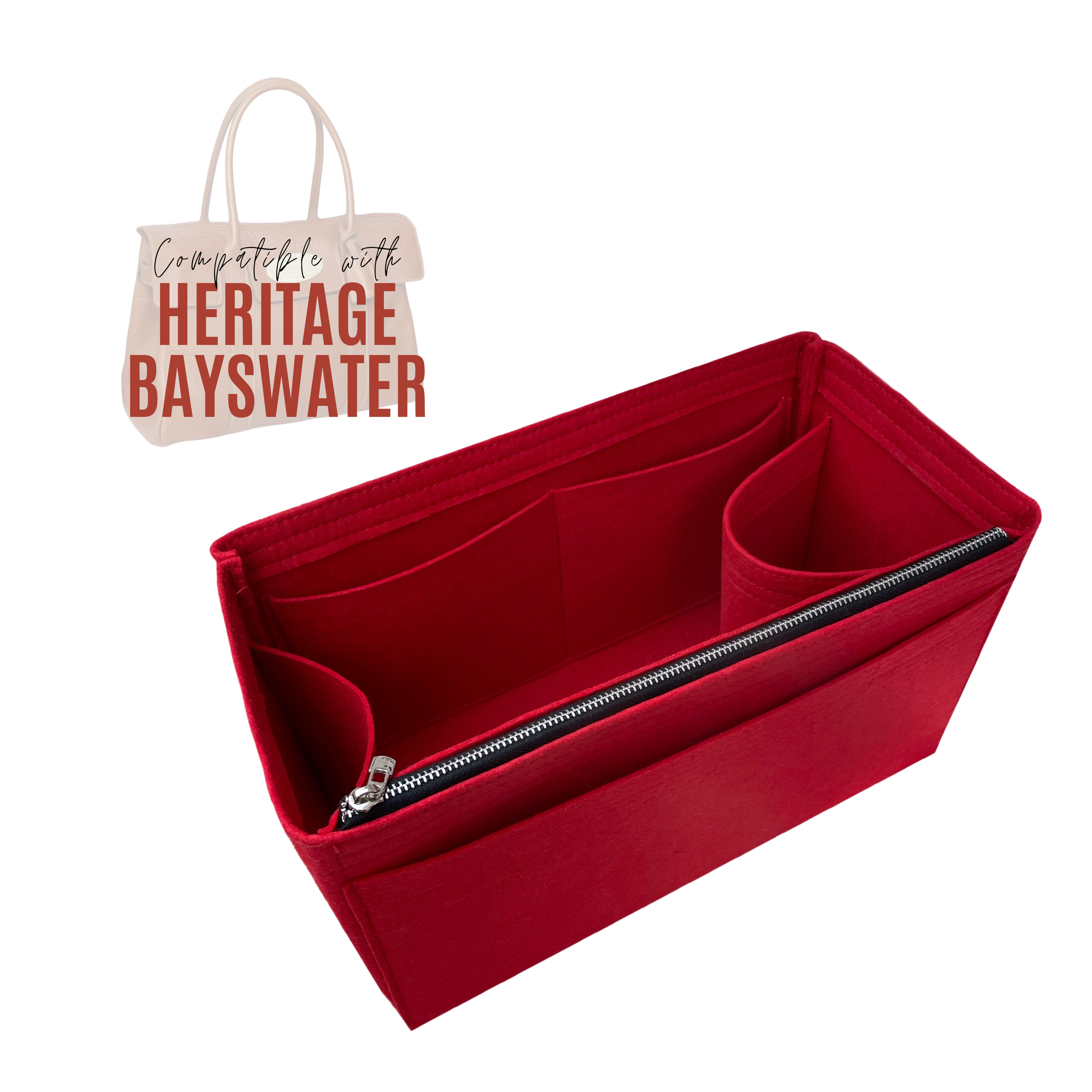 Divitize Premium Organizer compatible with Mulberry New and Heritage Bayswater