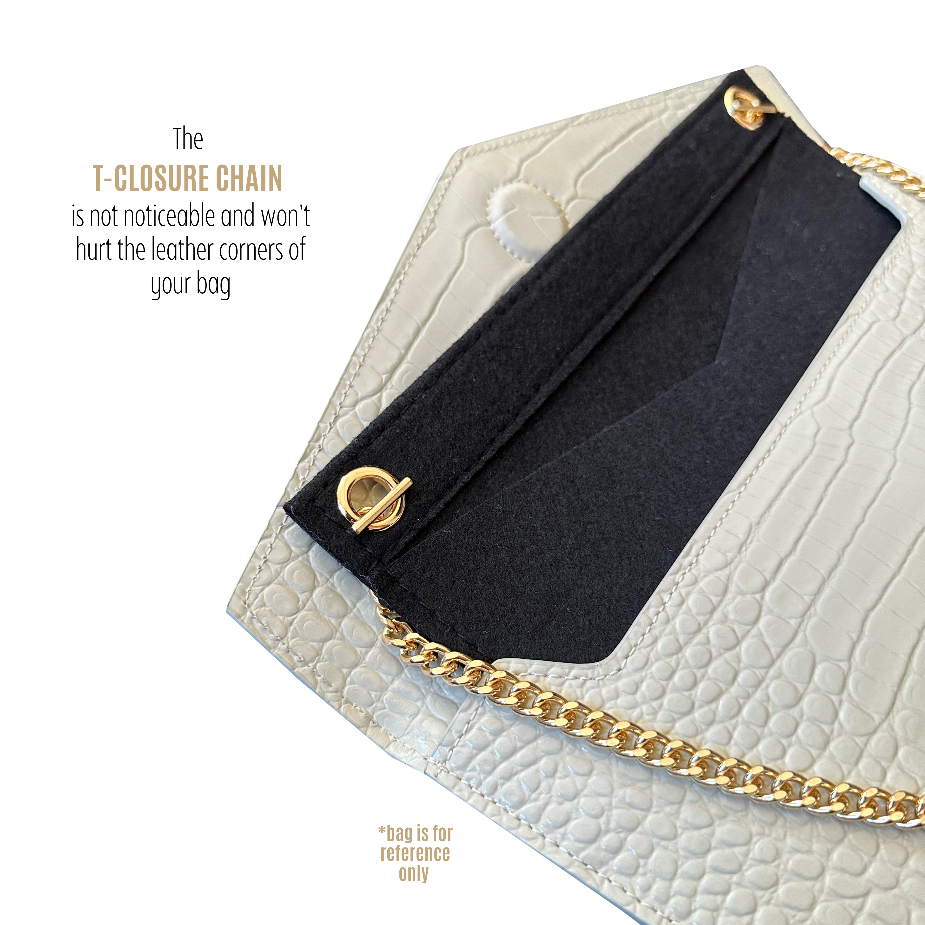 Divitize® Conversion Kit for Uptown Clutch (with gold or silver chain)