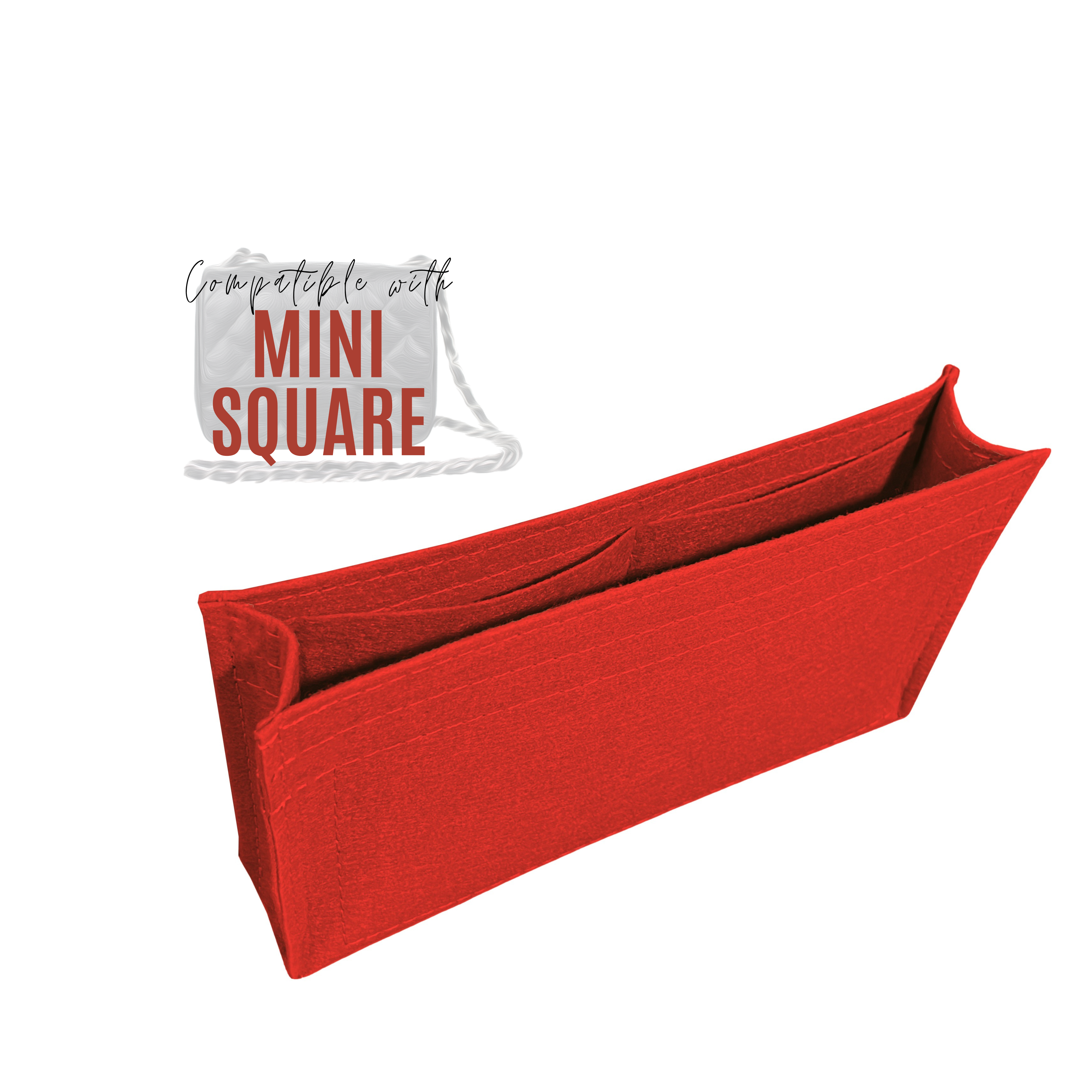 Divitize® Organizer für Miniquadrat (Version ohne Reißverschluss)