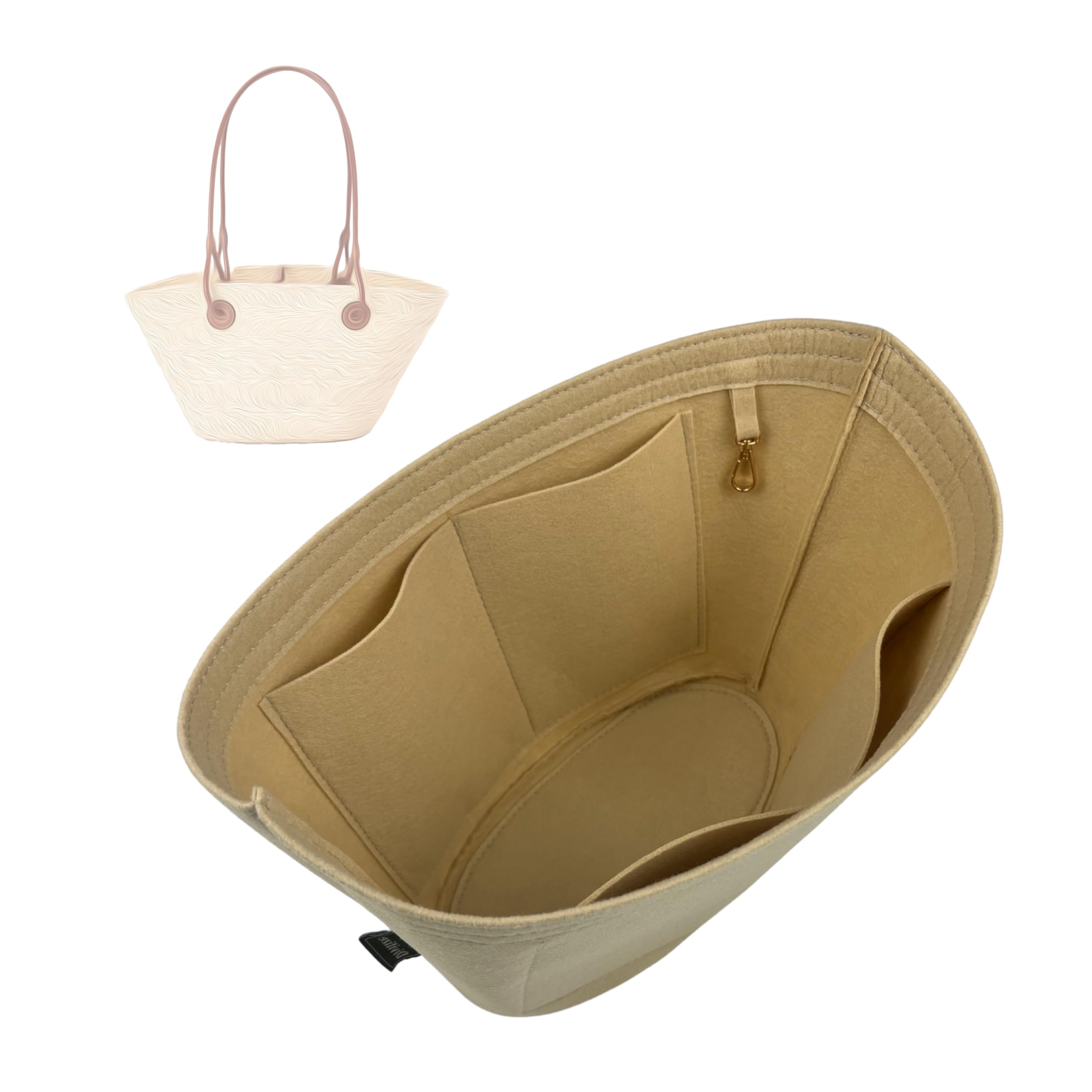 Divitize Premium Purse Organizer compatible with Anagram Basket Bag