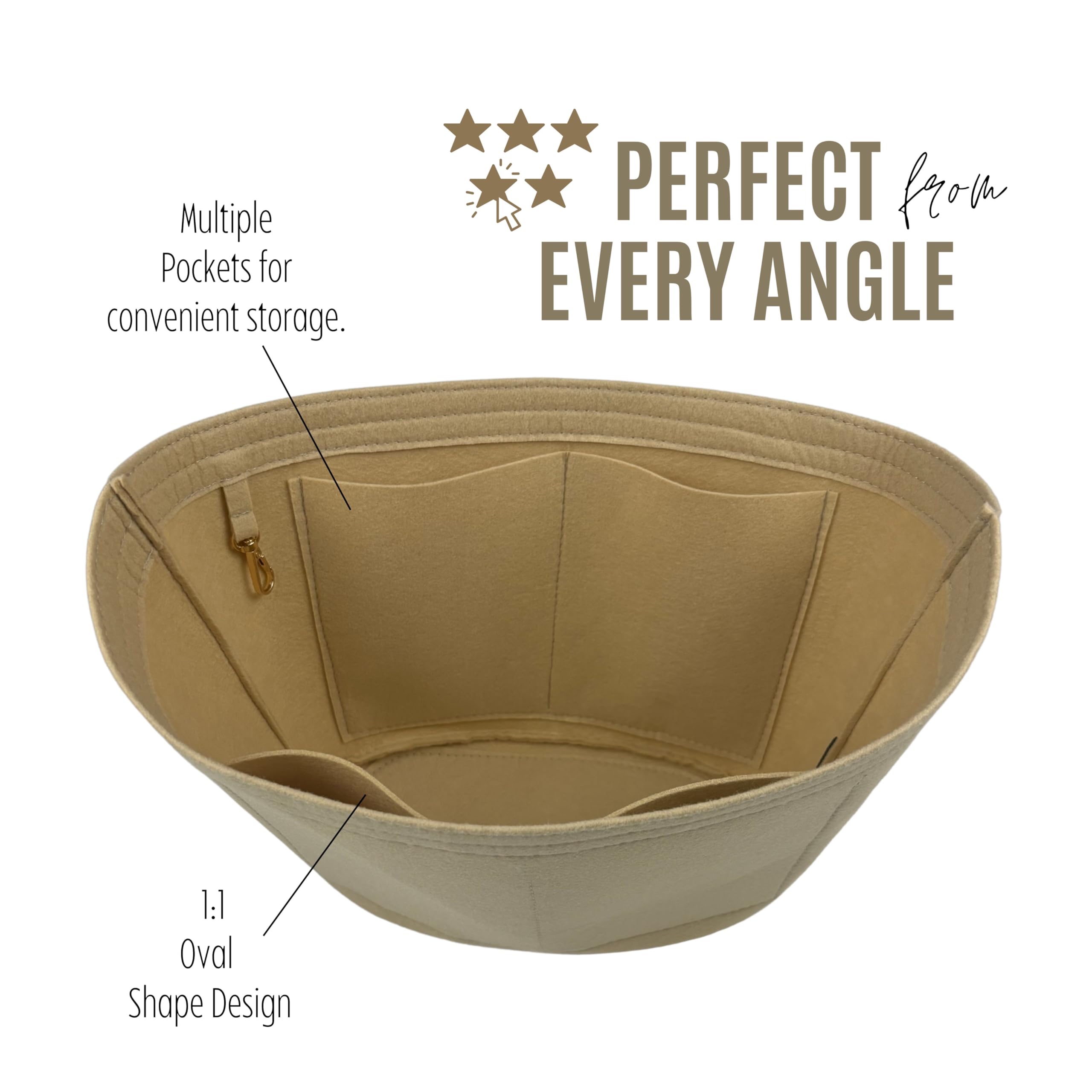 Divitize Premium Purse Organizer compatible with Anagram Basket Bag
