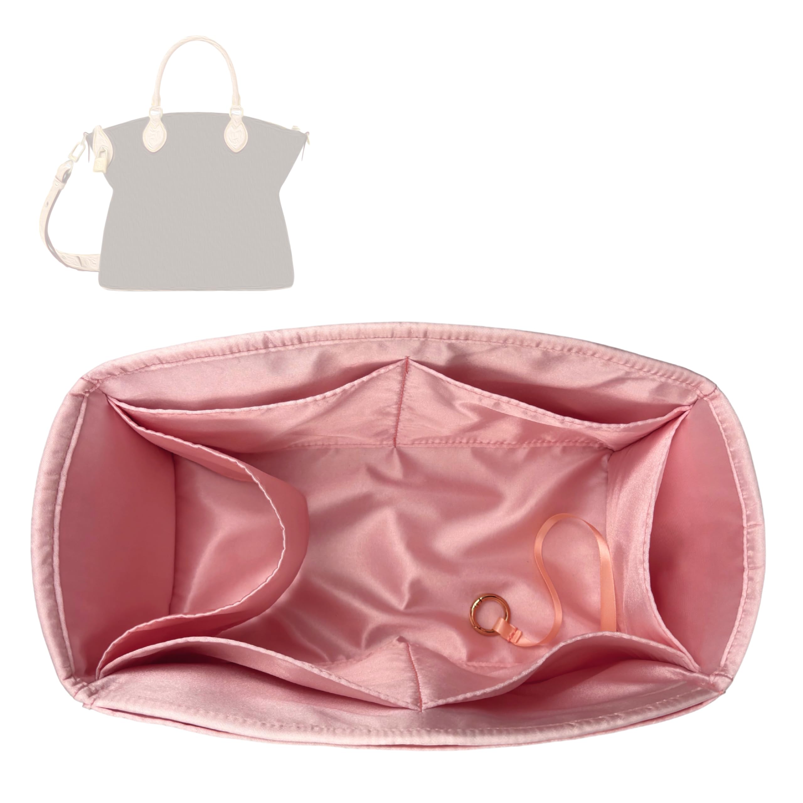 Divitize Luxe Silk Purse Organizer compatible with Lockit Bags
