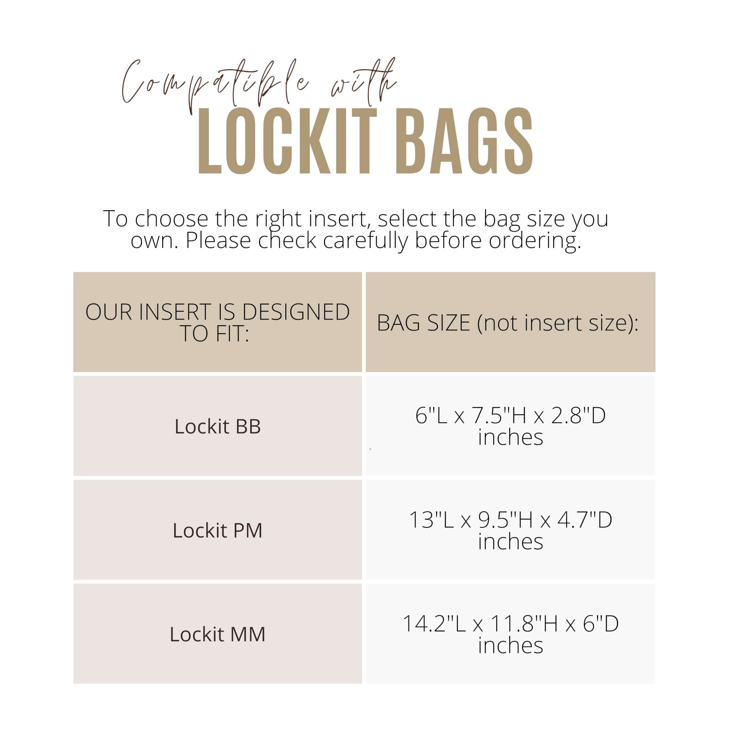 Divitize Luxe Silk Purse Organizer compatible with Lockit Bags
