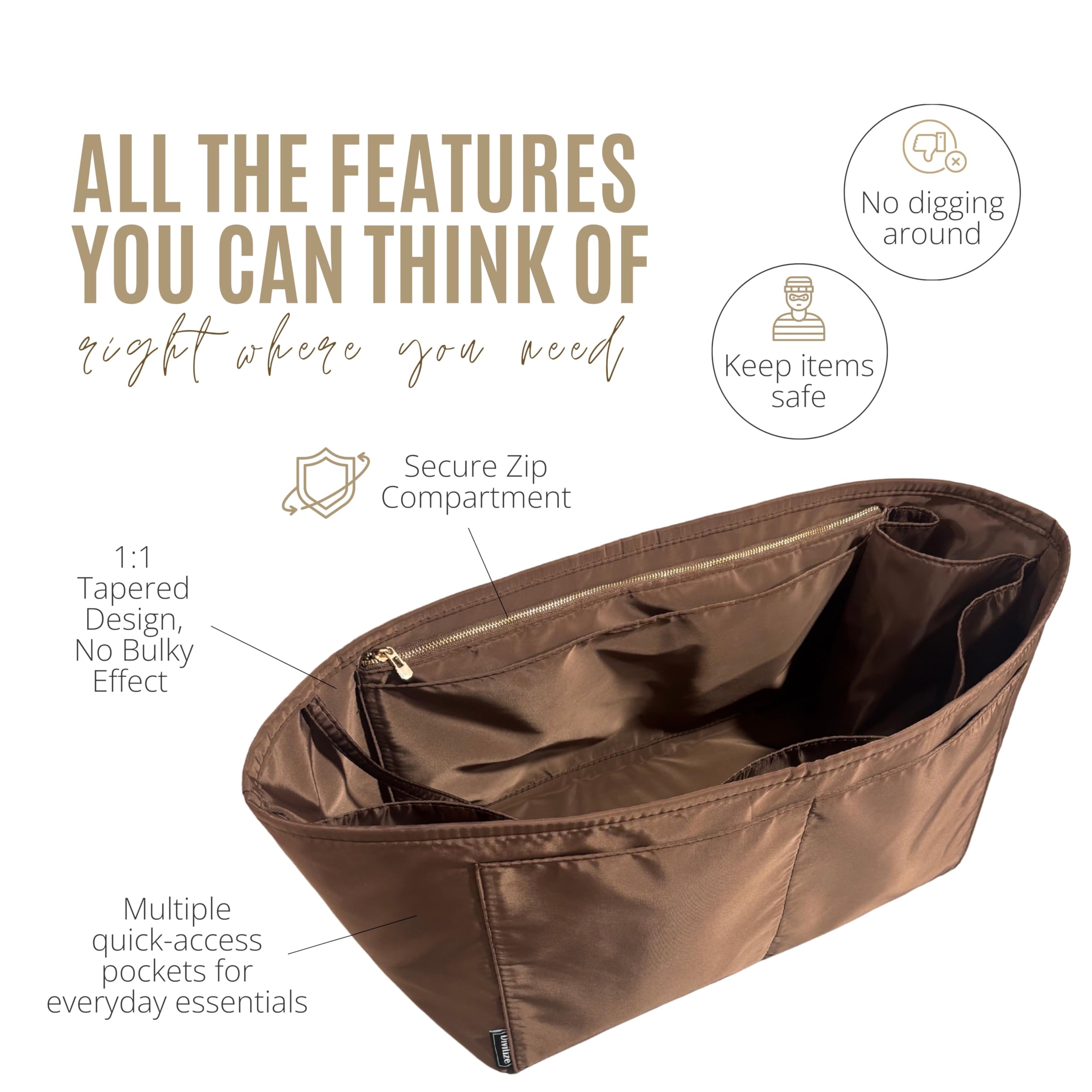 Divitize Luxe Waterproof Nylon Organizer compatible with Multipass